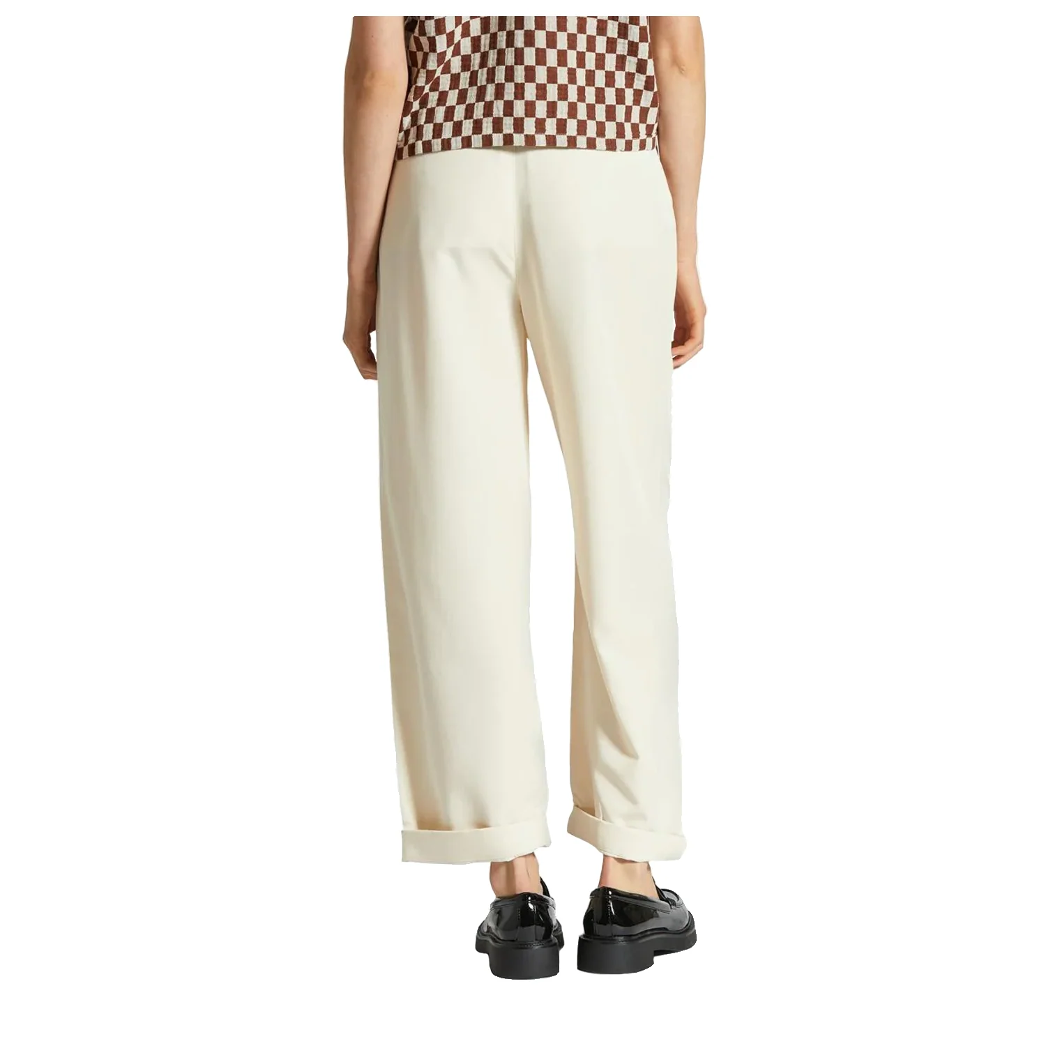 Brixton Women's Victory Trouser Pant White Smoke - Image 3