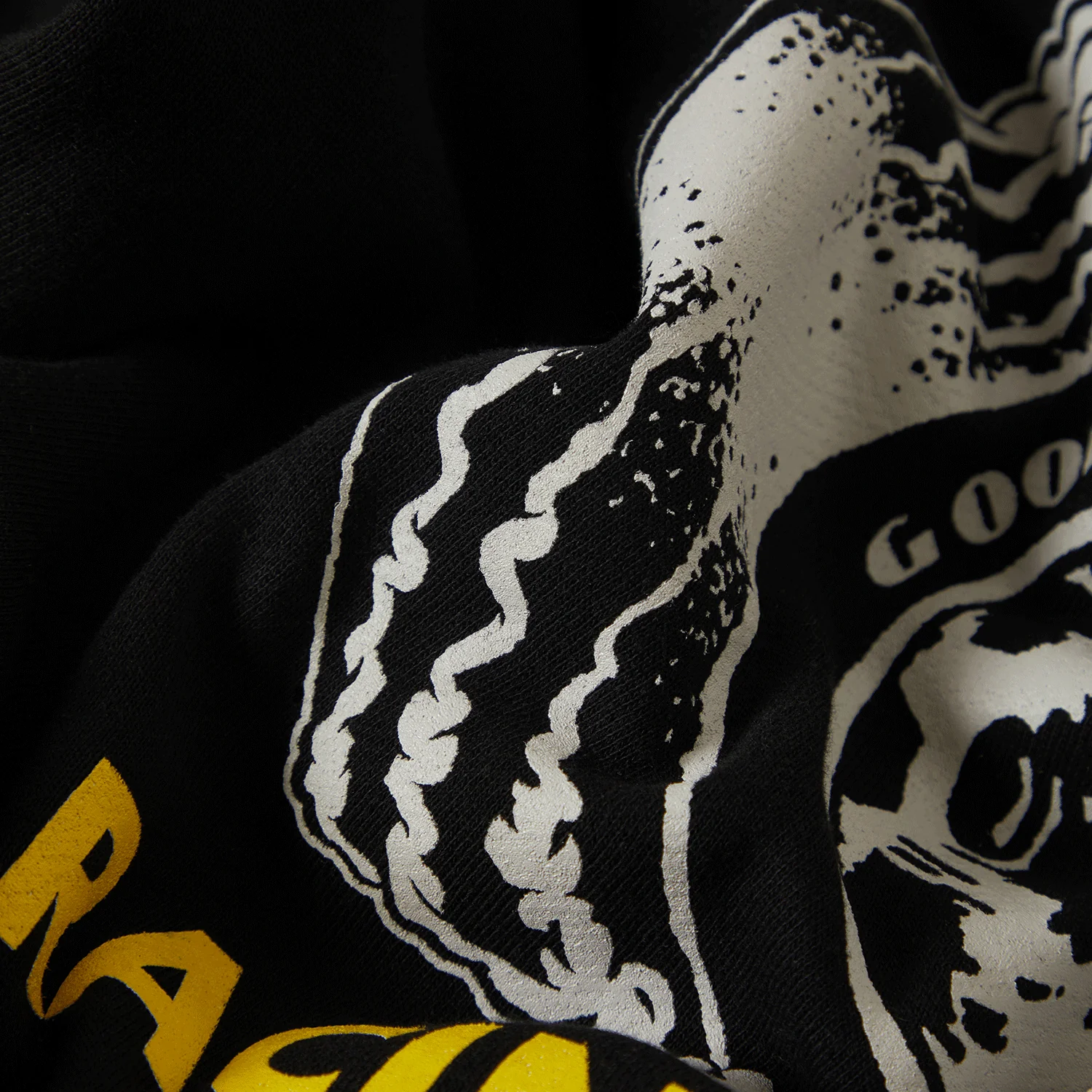 Brixton x Goodyear Men's Cheater Slick Hoody Black - Image 3