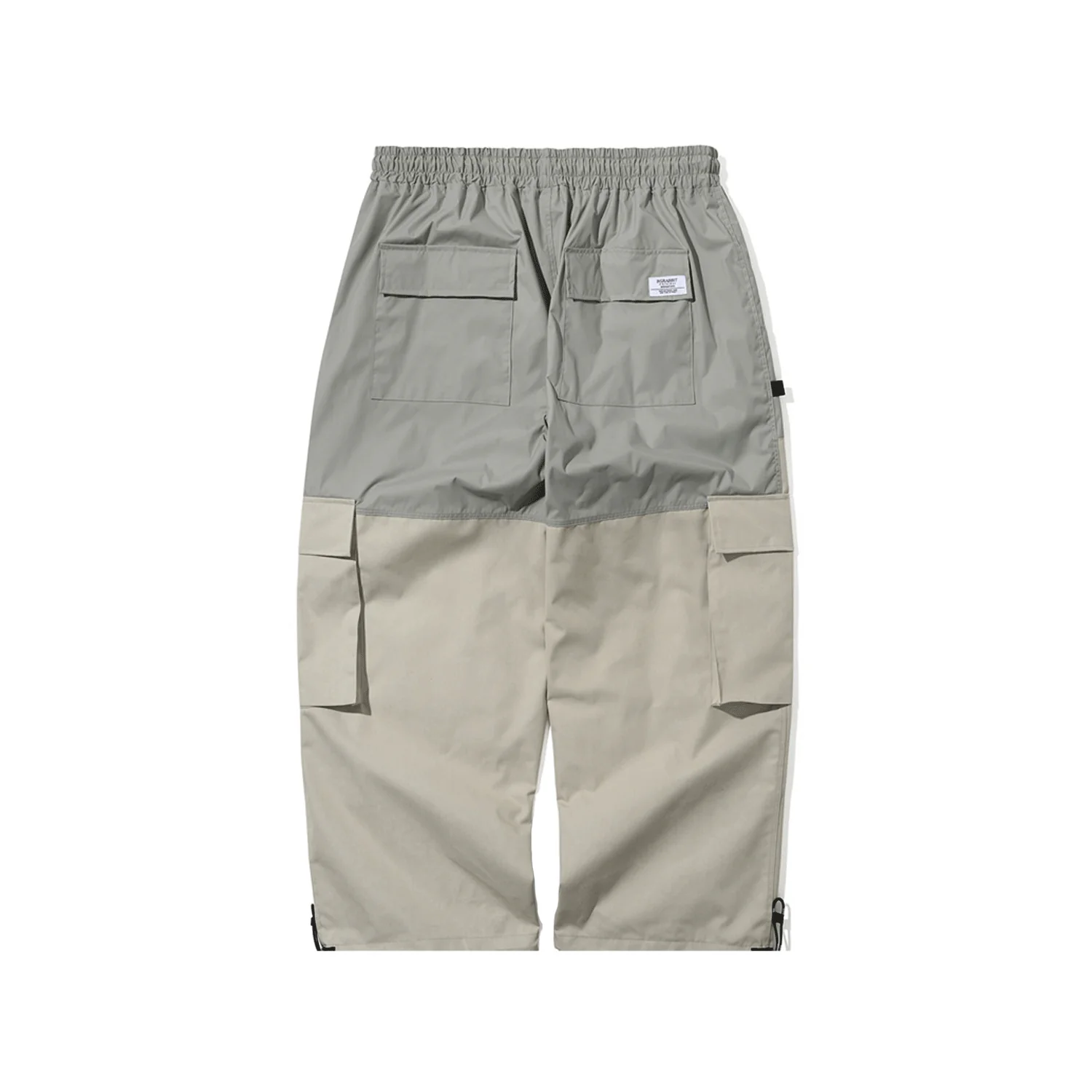 Bsrabbit Big Cargo Super Wide Ventilation Pant Khaki Beige - Image 2