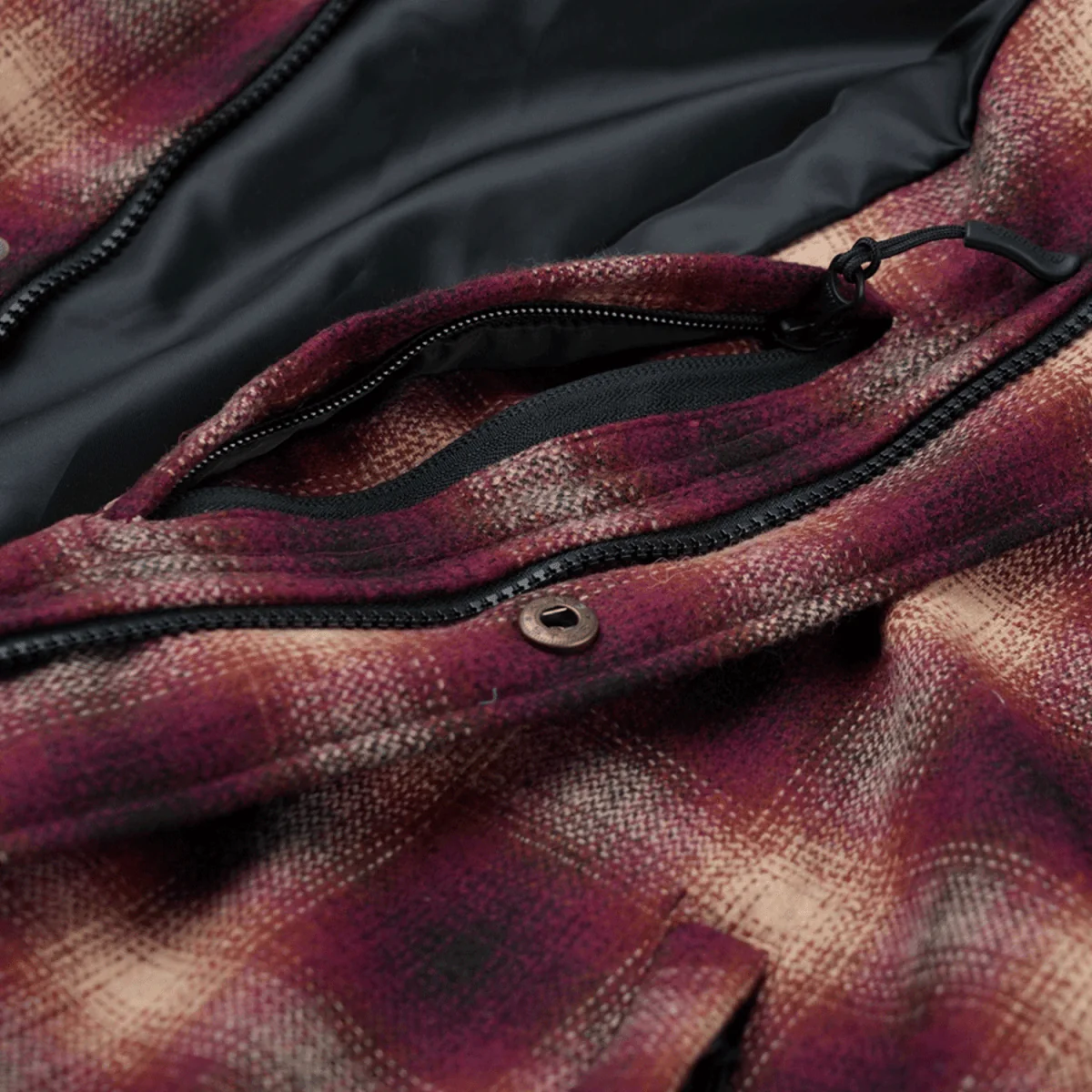 Bsrabbit DSXBS Hooded Jacket 2025 Red Check - Image 6
