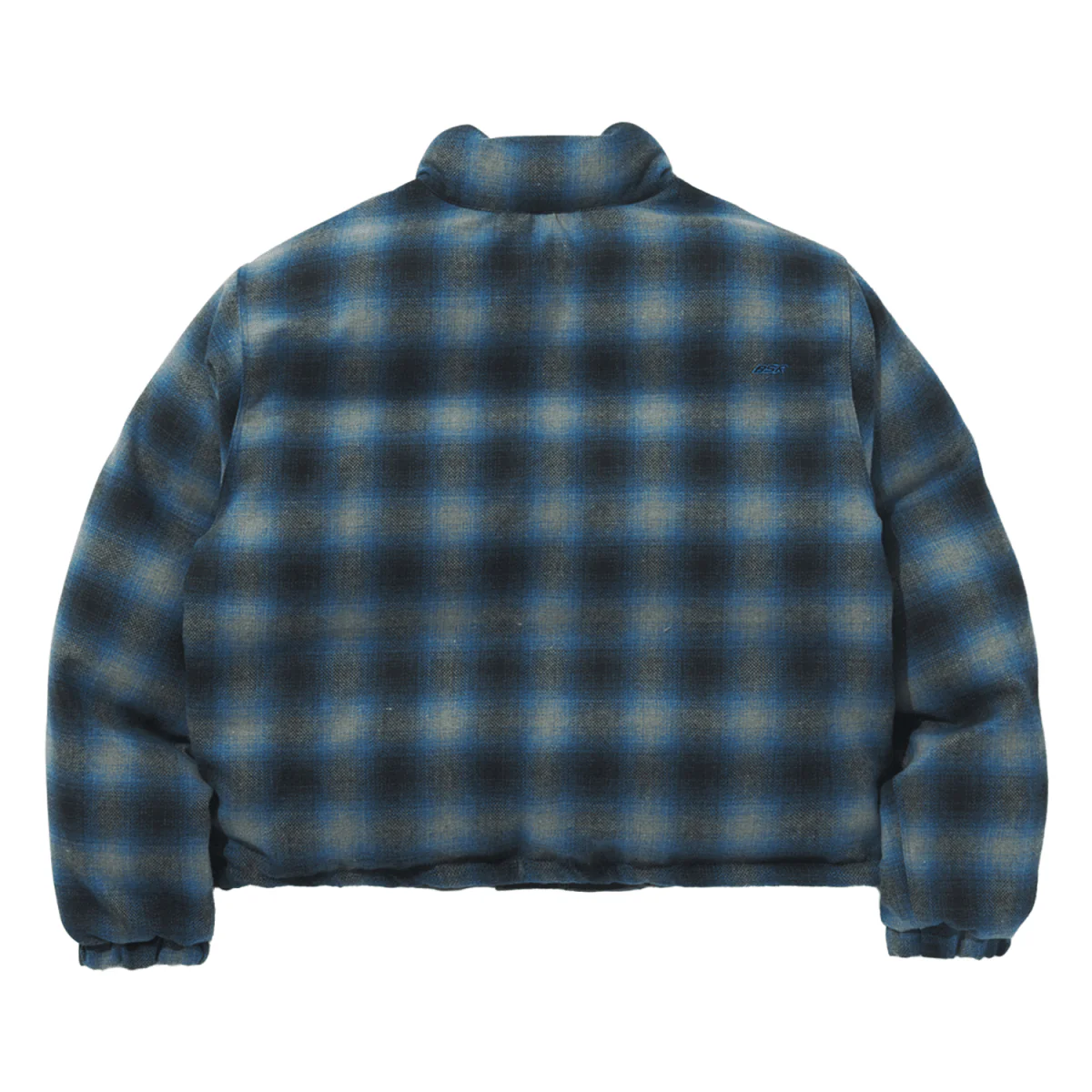 Bsrabbit DSXBS Reversible Short Down Padding Jumper 2025 Blue Check/Navy - Image 6