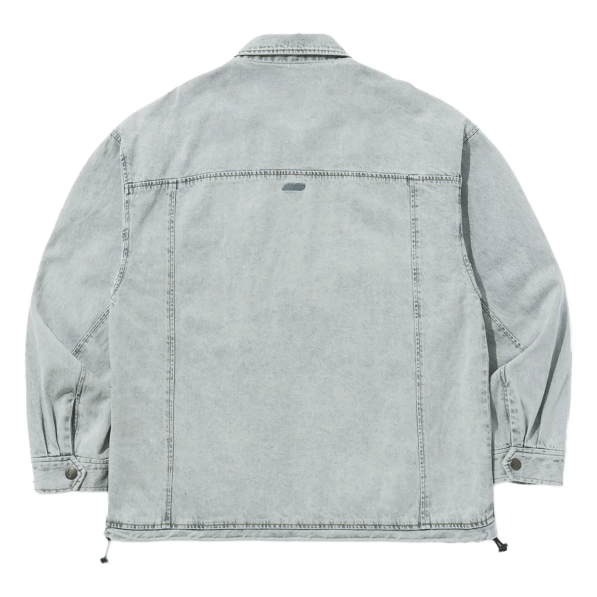 Bsrabbit DSXBS Wax Real Denim Collar Jacket 2025 Light Blue - Image 3