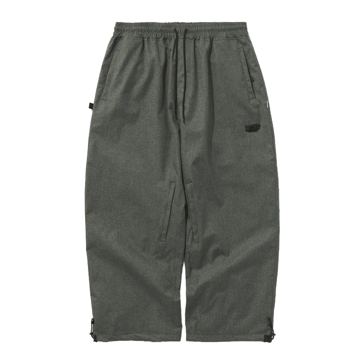 Bsrabbit Logo Herringbone Super Wide Ventilation Pant 2025 Charcoal