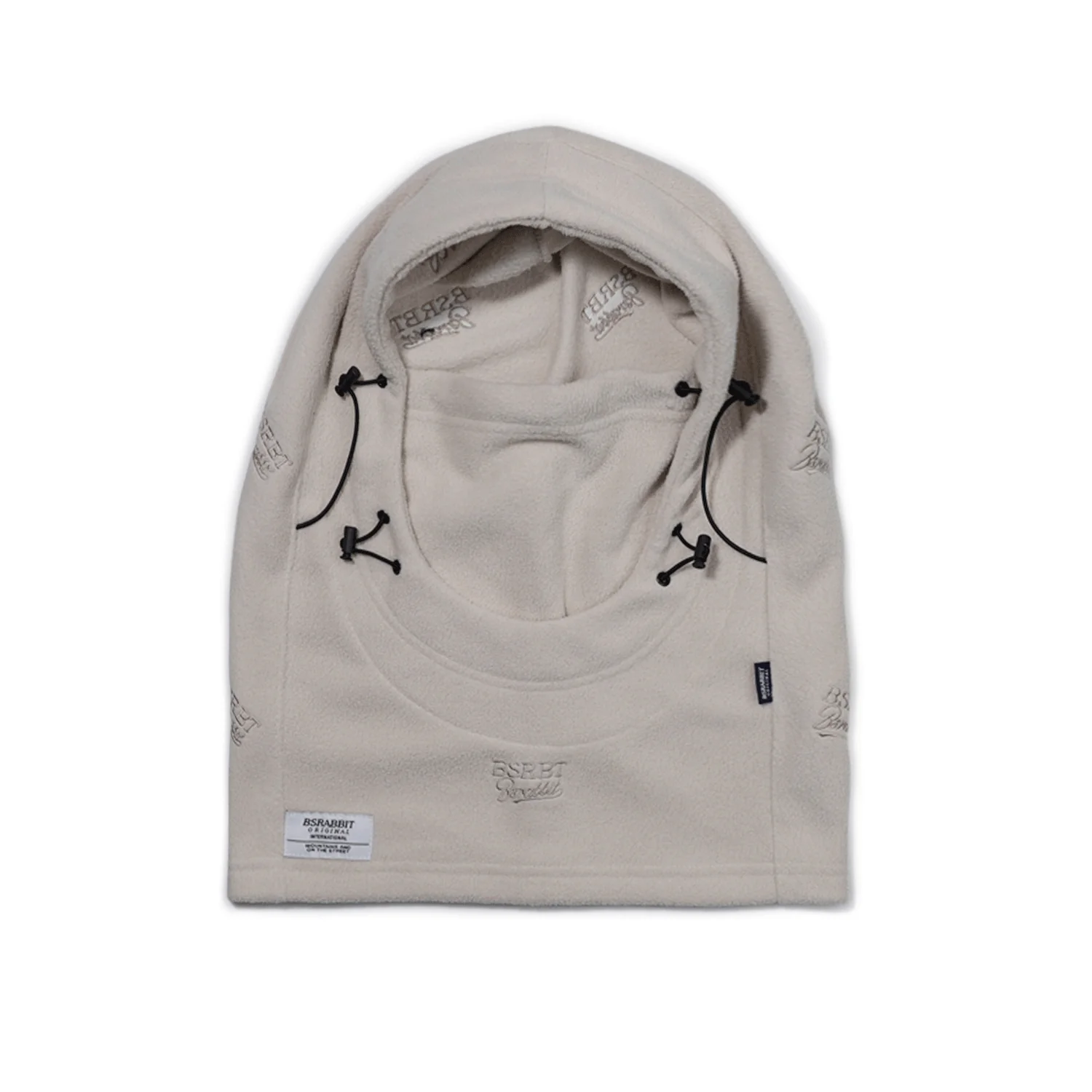 Bsrabbit Logo Play Double String Hoodwarmer Cream - Image 2