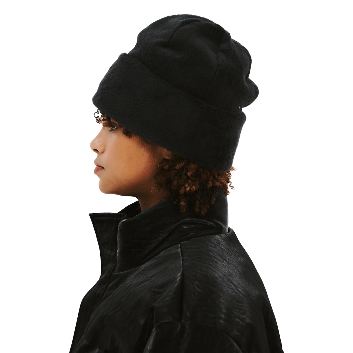 Bsrabbit Soft Fur Beanie Black - Image 3