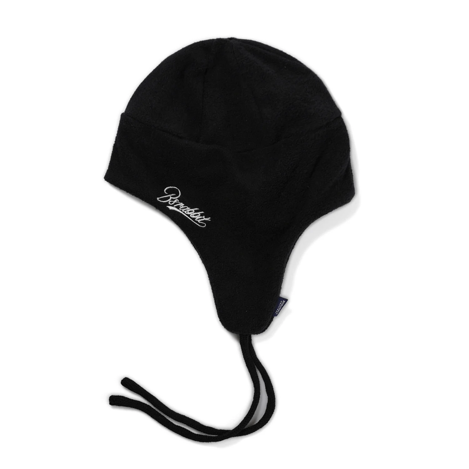 Bsrabbit Wappen Fleece Earflap Beanie Black - Image 2