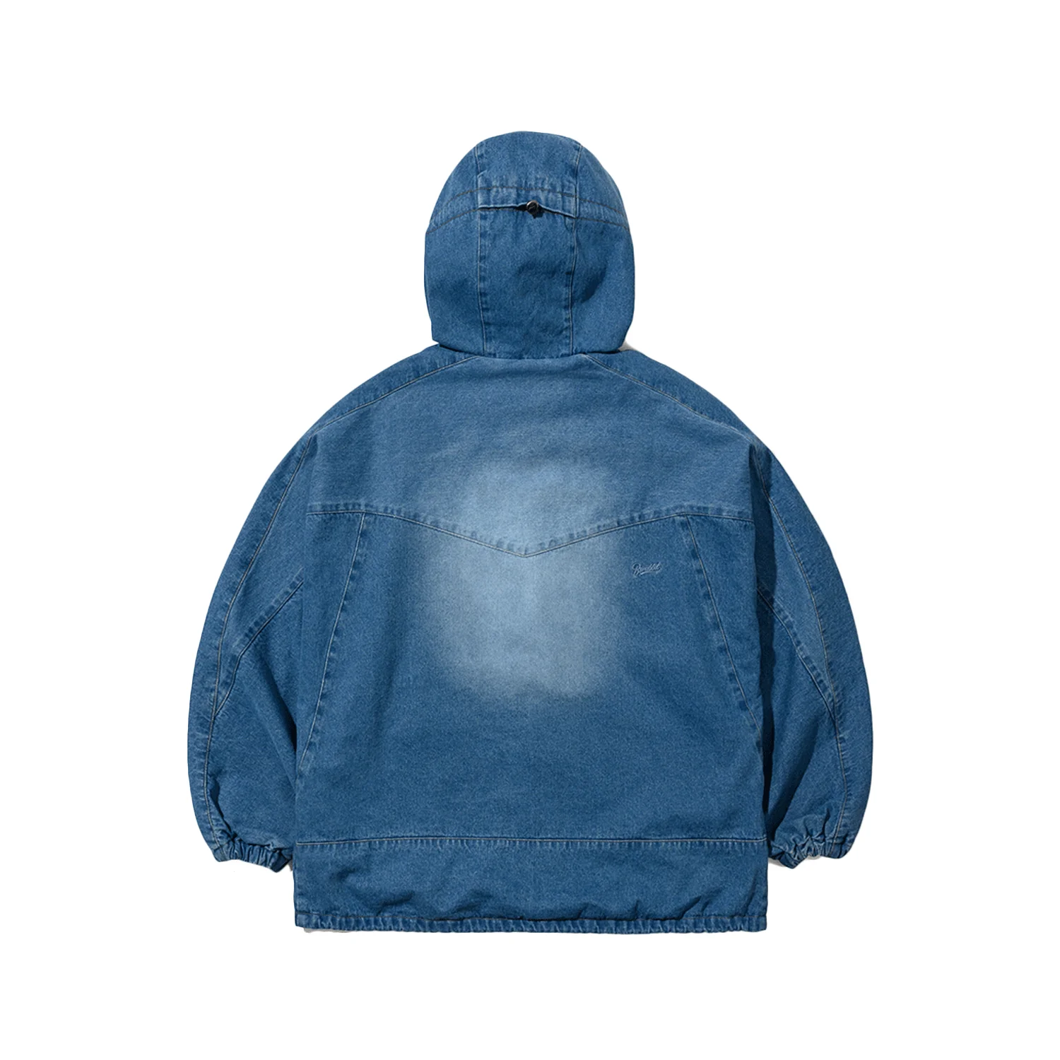 Bsrabbit Wax Real Denim Hooded Jacket Real Denim - Image 2
