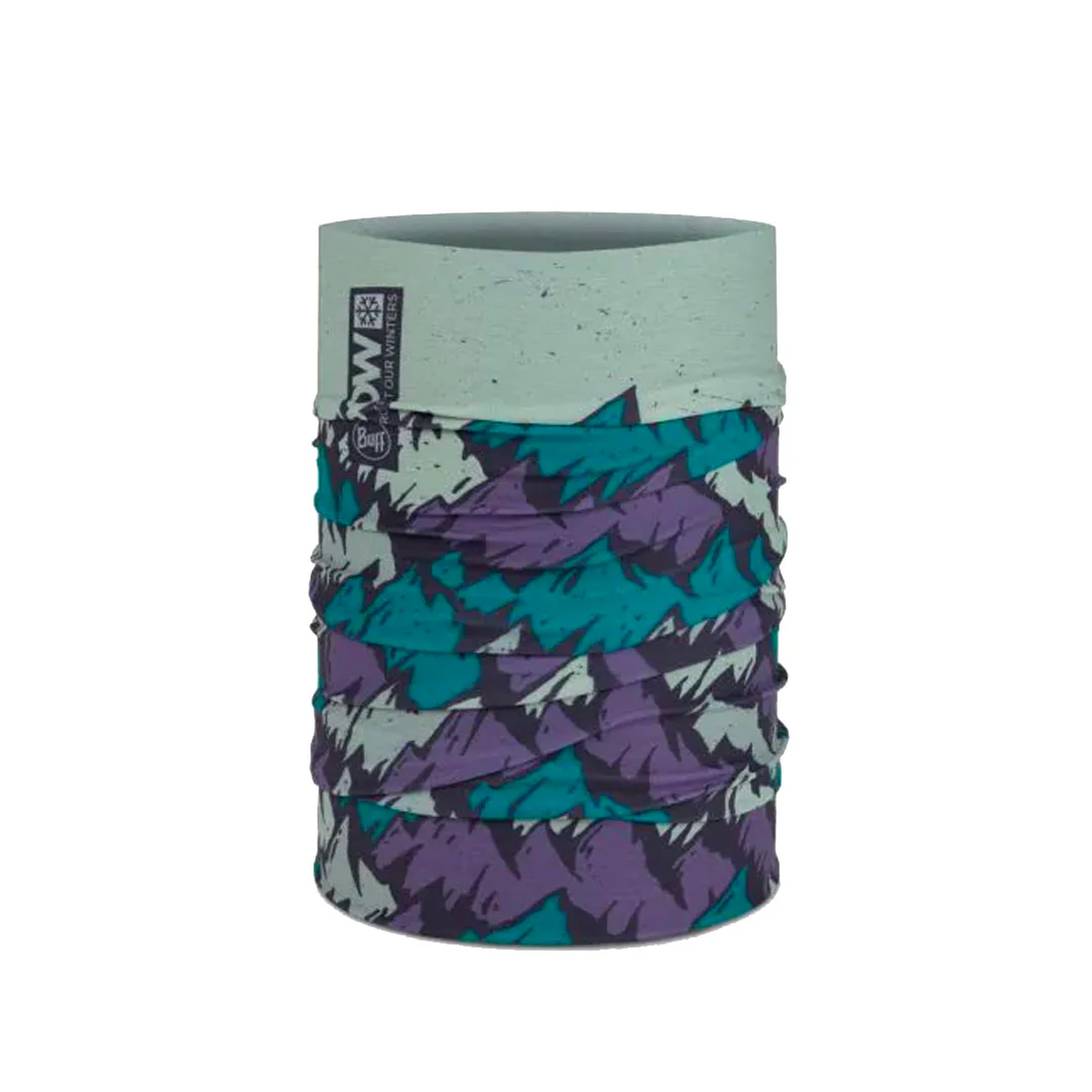 Buff x POW Original Ecostretch Jagged Peak Neck Warmer 2023 Mardi Grape - Image 2