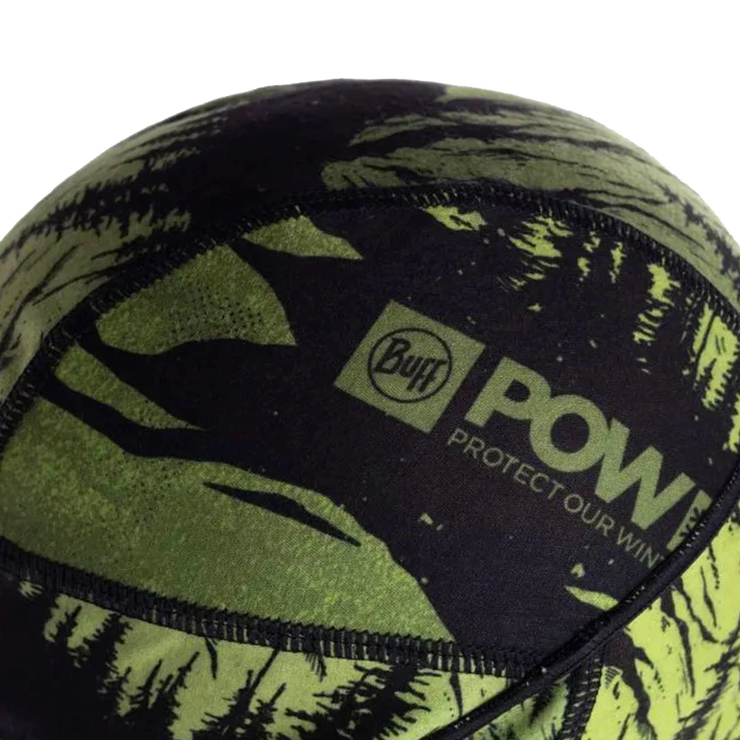 Buff x POW Thermonet Hinged Volcano Balaclava 2023 Olive Green - Image 2