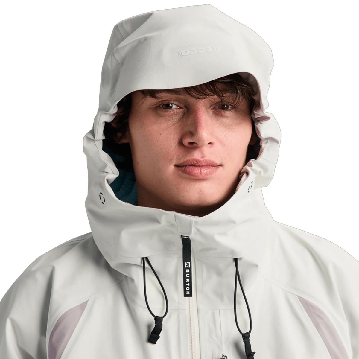 Burton AG Hardpack 3L Gore-Tex Jacket 2026 Bone White/Stone Grey - Image 3
