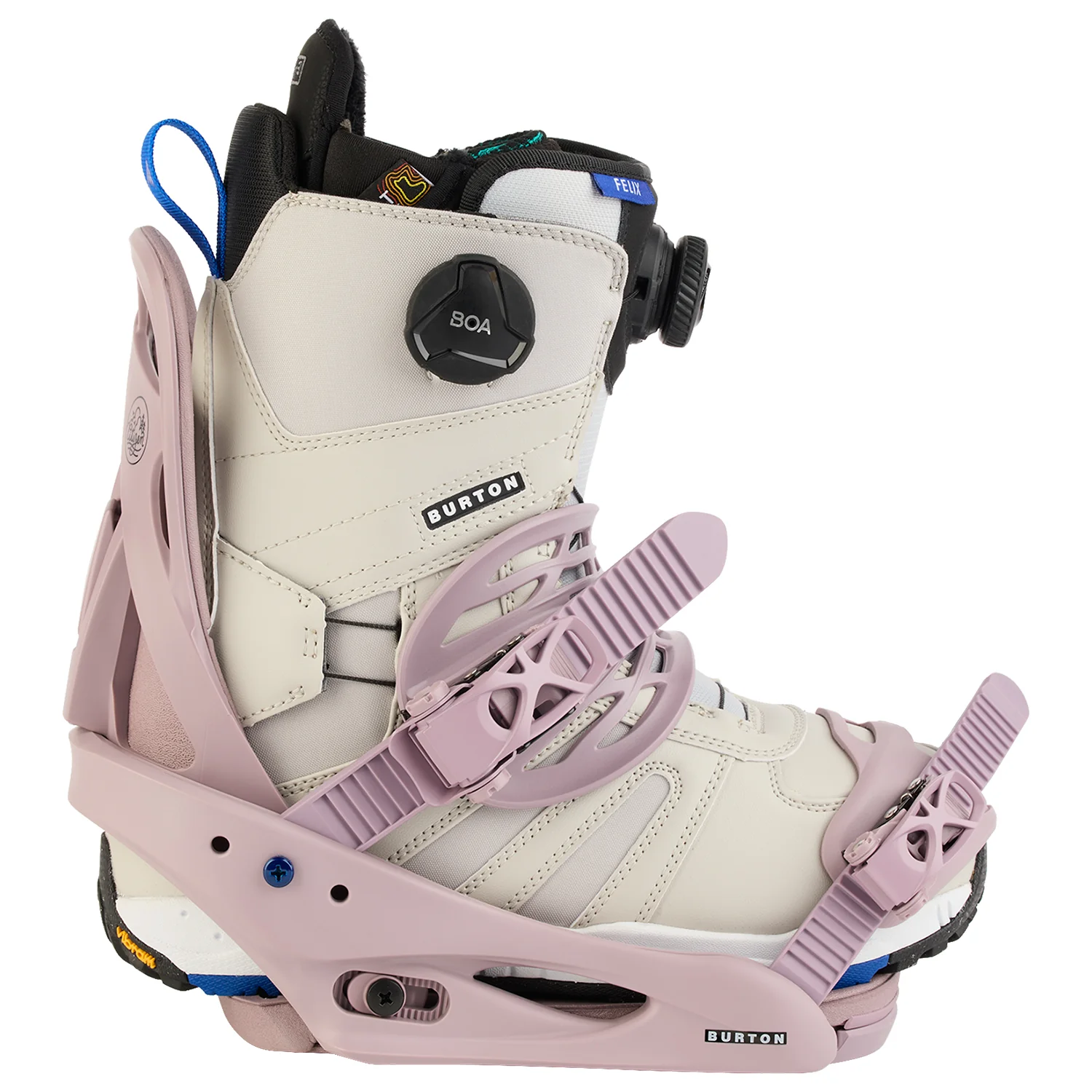 Burton Women's Citizen Re:Flex Snowboard Bindings 2024 Elderberry - Image 5