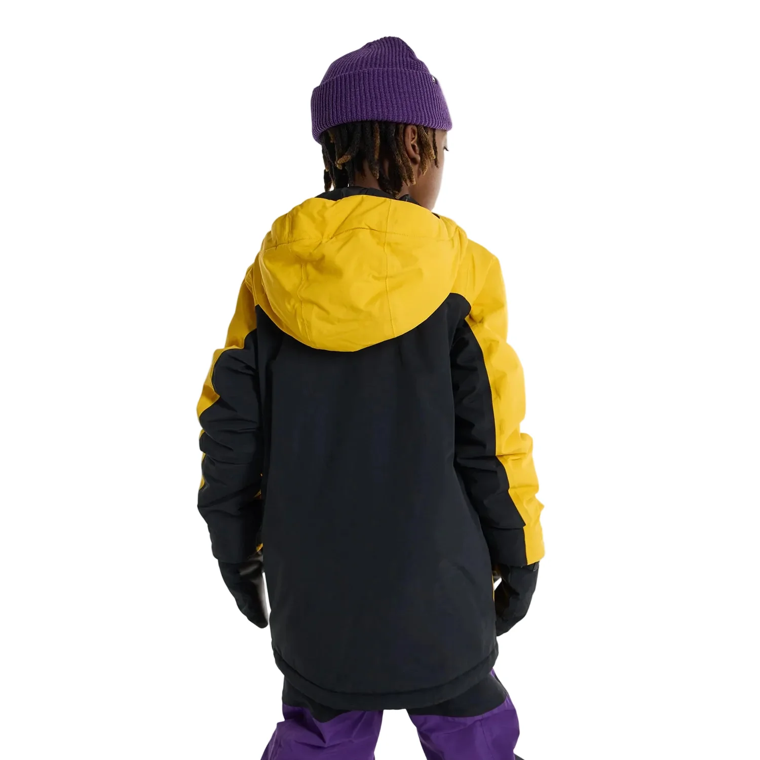 Burton Kids Ascutney 2L Jacket 2026 Goldenrod/True Black - Image 2