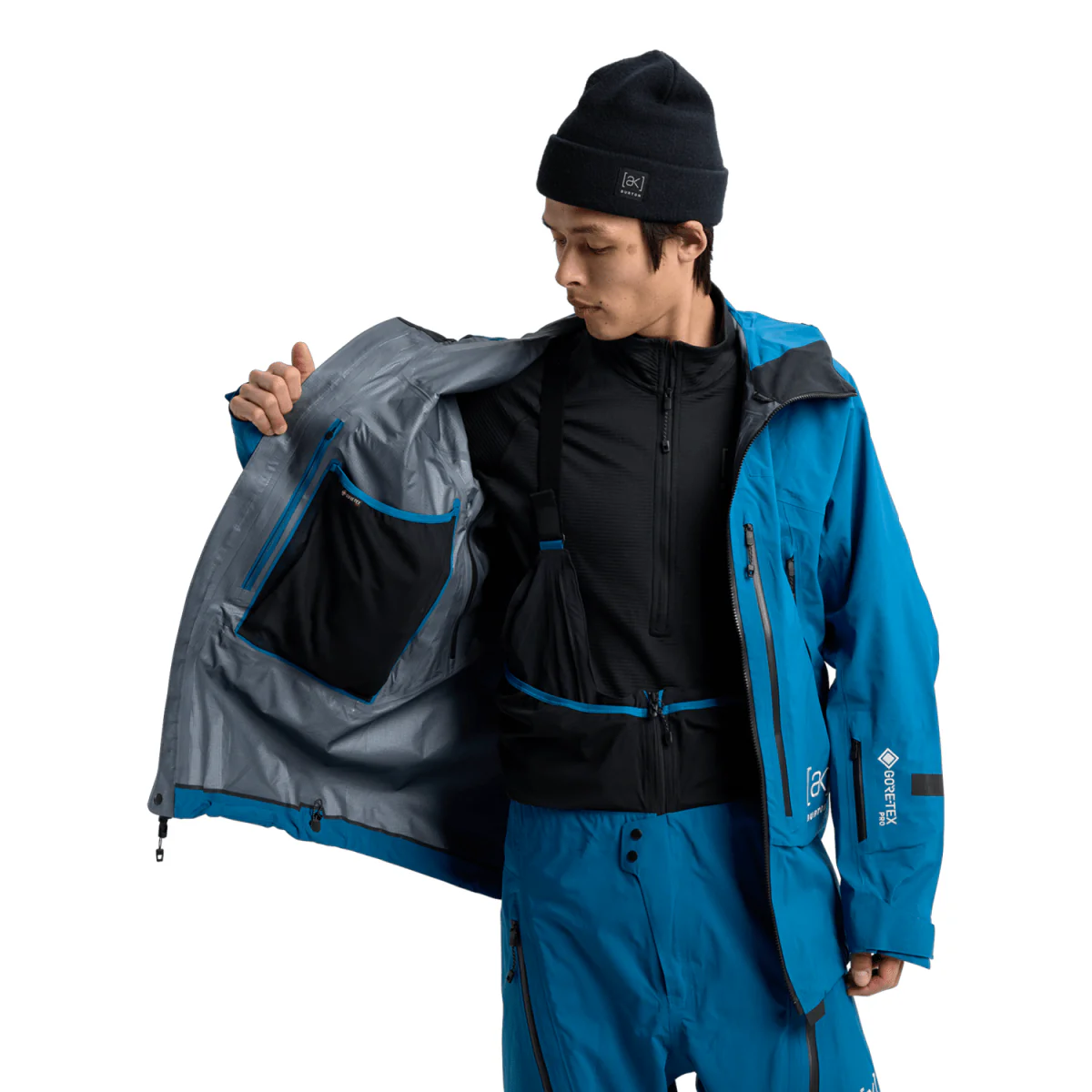 Burton Men's [ak] Acamar Gore-Tex Pro 3L Jacket 2026 Blue Teal - Image 4
