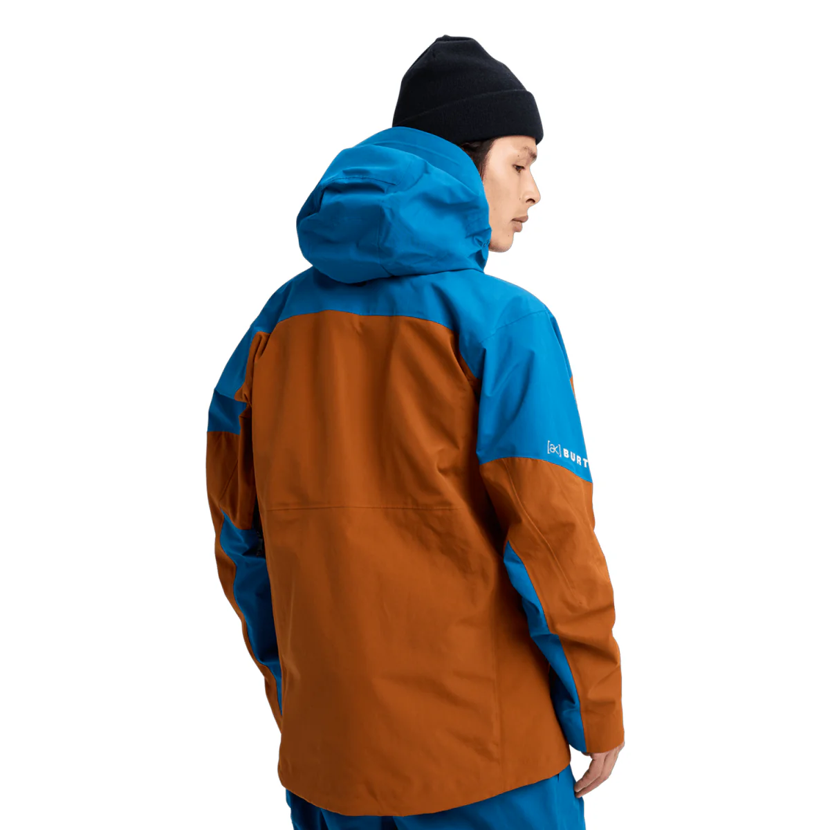 Burton Men's [ak] Cyclic Gore‑Tex 2L Jacket 2026 Chestnut Brown/Blue Teal - Image 2