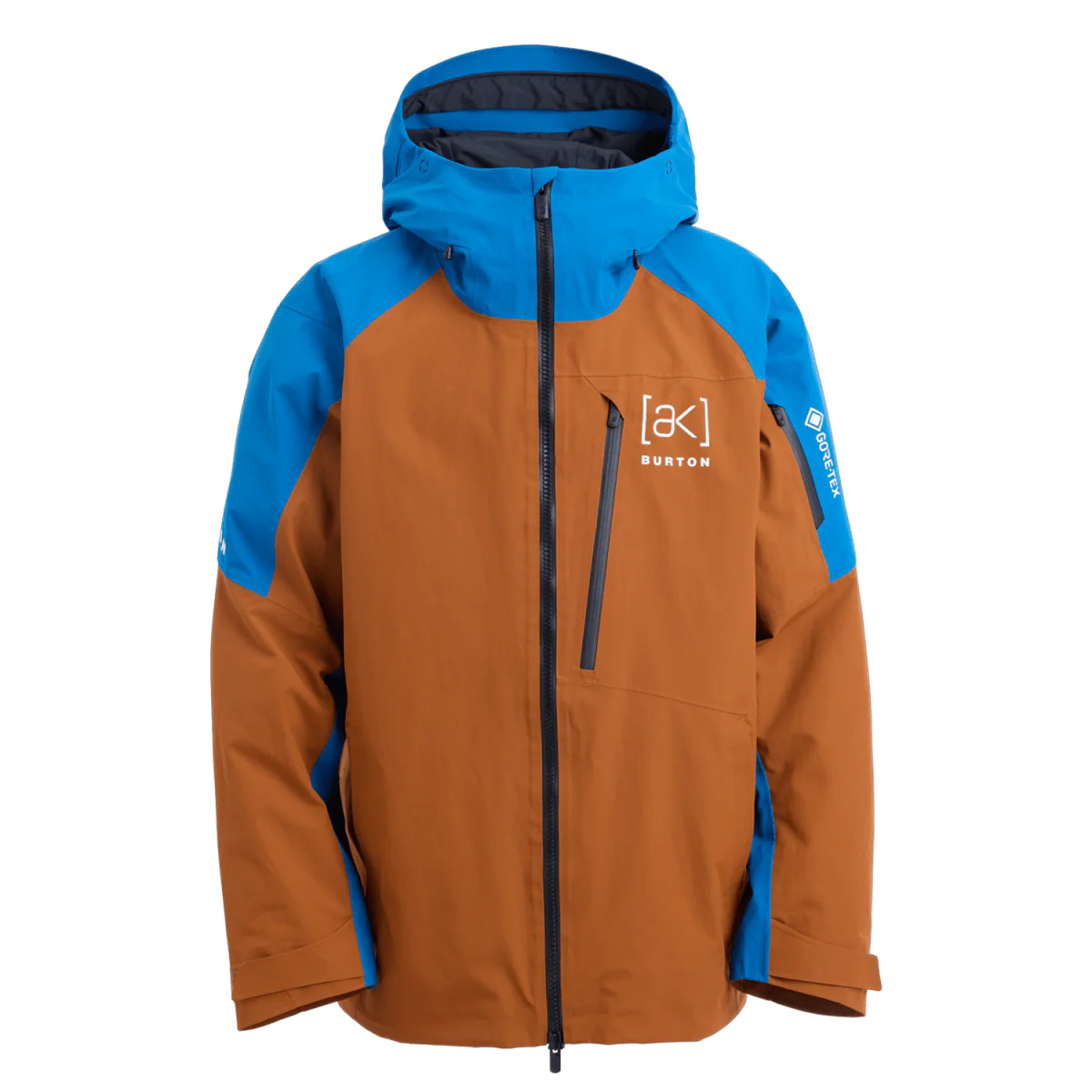 Burton Men's [ak] Cyclic Gore‑Tex 2L Jacket 2026 Chestnut Brown/Blue Teal - Image 3
