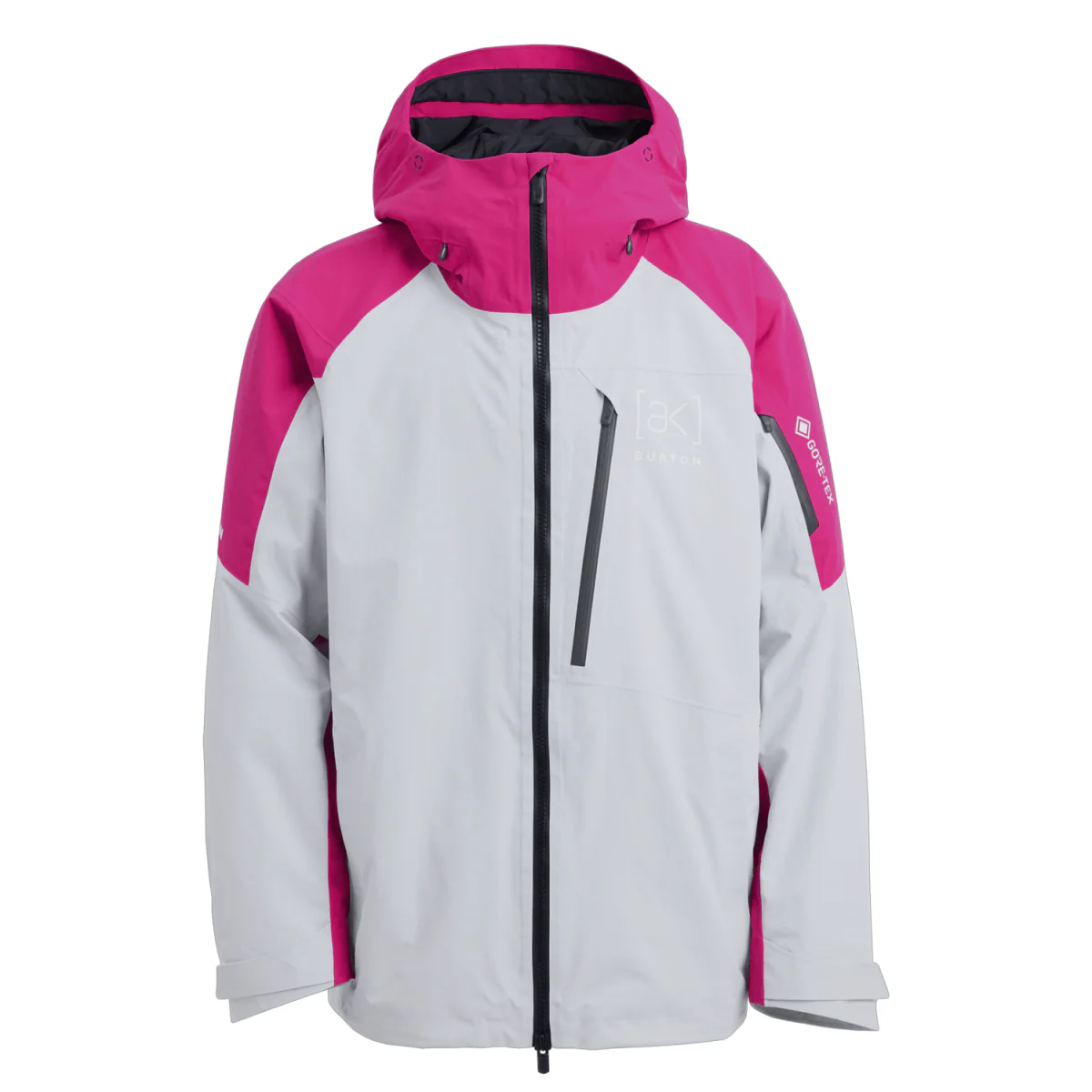 Burton Men's [ak] Cyclic Gore‑Tex 2L Jacket 2026 Very Berry/Gray Cloud - Image 3