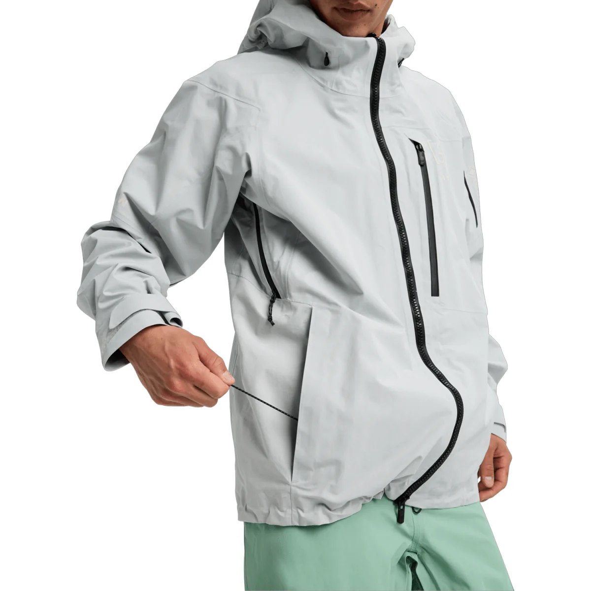Burton Men's [ak] Cyclic Gore-tex Jacket 2026 Grey Cloud - Image 5