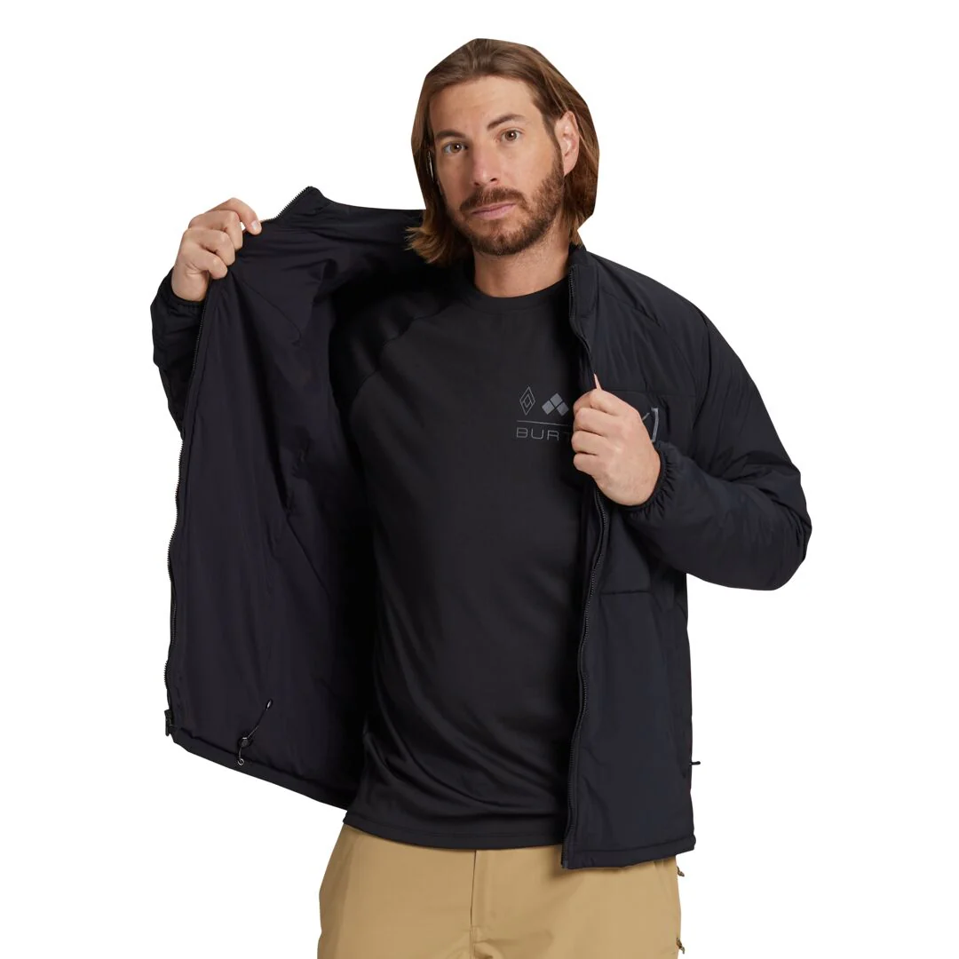 Burton Men's [ak] Helium Hooded Stretch Insulated Jacket 2024 True Black - Image 3