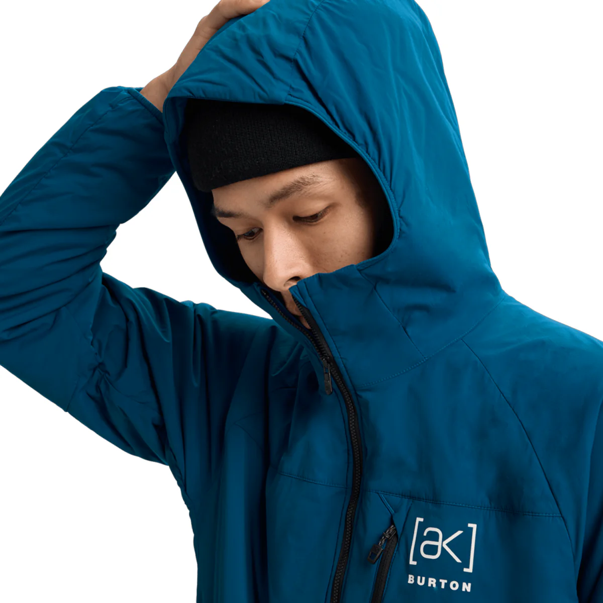 Burton Men's [ak] Helium Hooded Stretch Insulated Jacket 2026 Blue Teal - Image 5