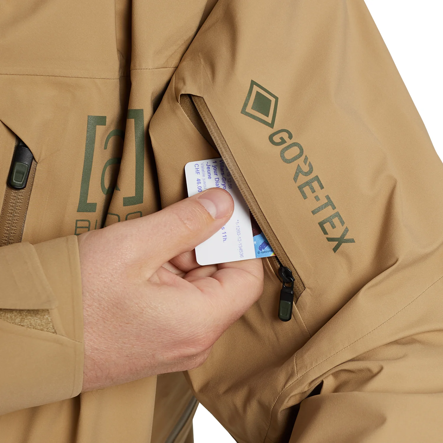 Burton Men's [ak] Hover 3L Stretch Gore-Tex Jacket 2024 Kelp - Image 3