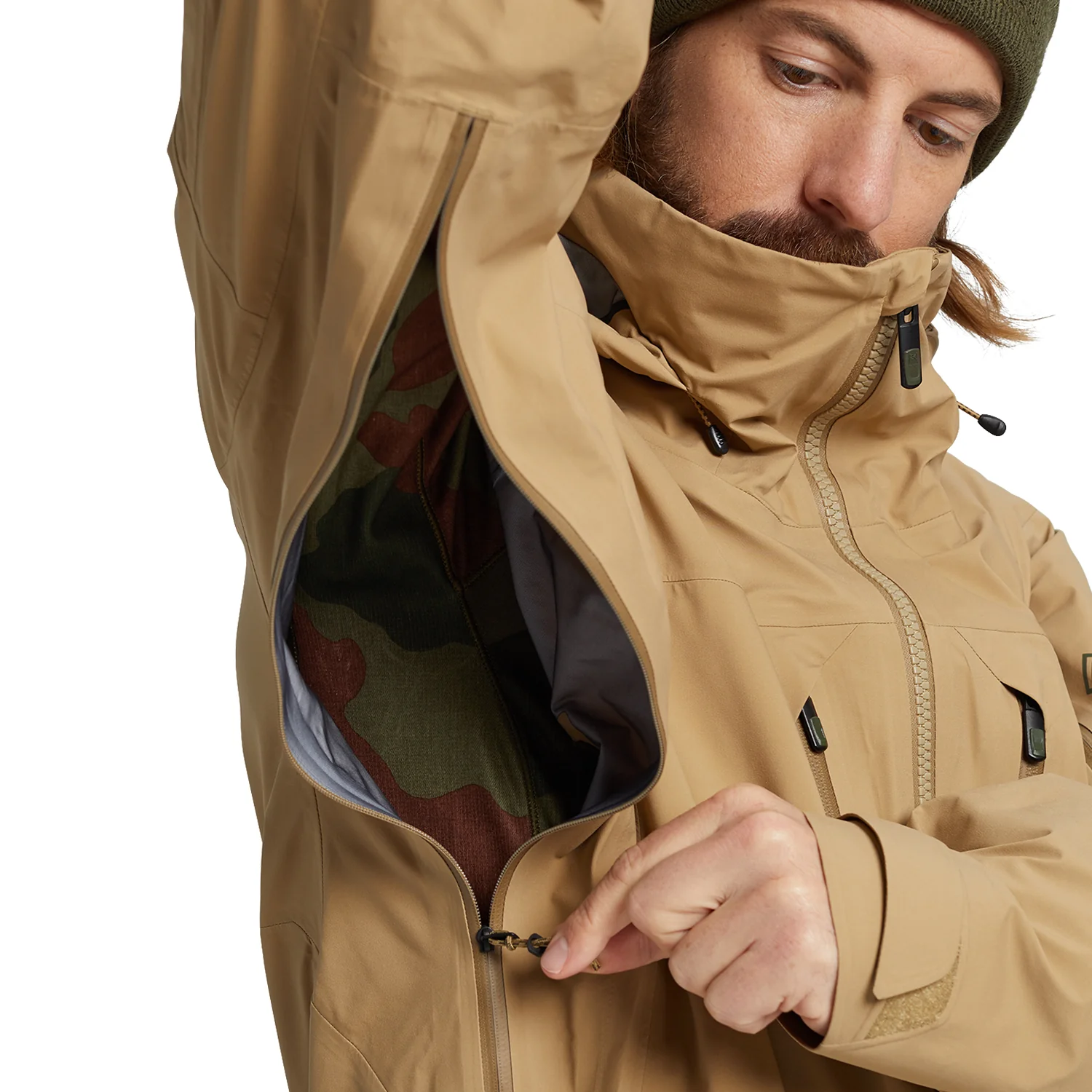 Burton Men's [ak] Hover 3L Stretch Gore-Tex Jacket 2024 Kelp - Image 5