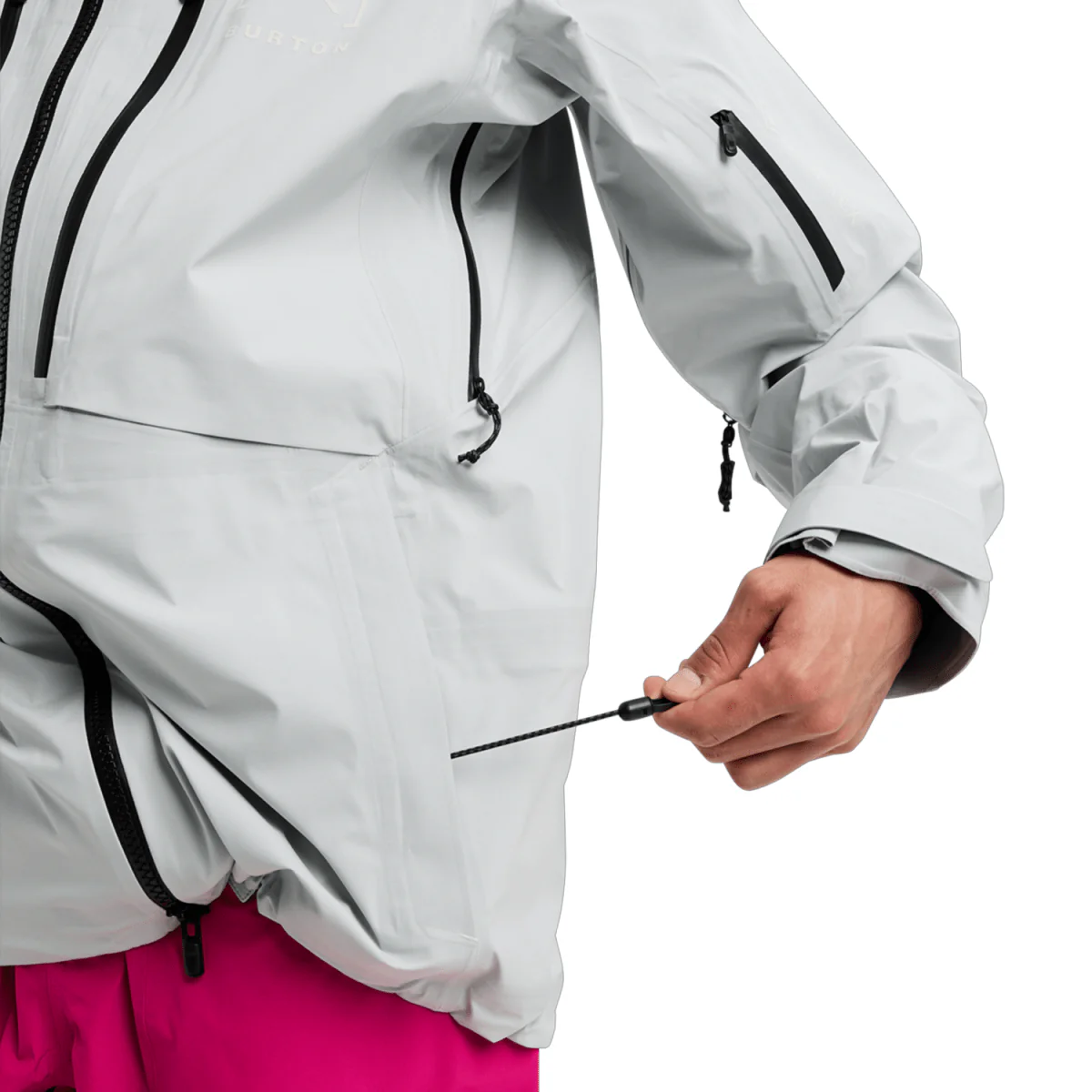 Burton Men's [ak] Hover Gore-Tex Stretch 3L Jacket 2026 Gray Cloud - Image 6