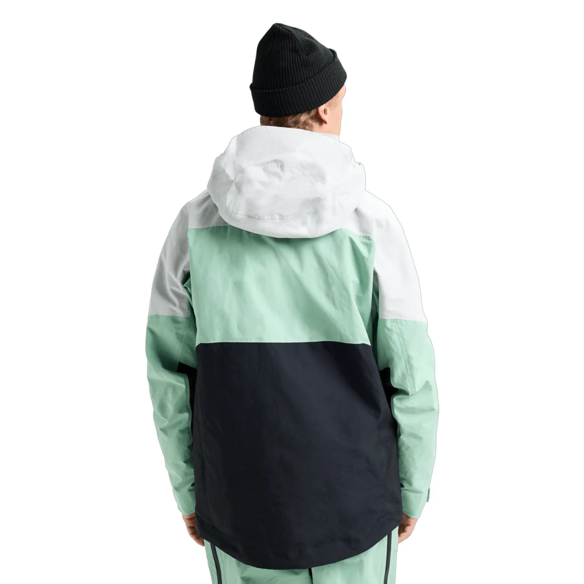 Burton Men's [ak] Swash Gore‑Tex 2L Jacket 2026 Gray Cloud/Soft Sage/True Black - Image 2
