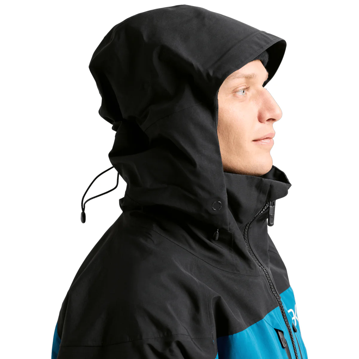 Burton Men's [ak] Swash Gore‑Tex 2L Jacket 2026 True Black/Blue Teal/Atomic Yellow - Image 2
