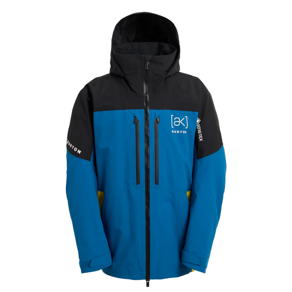 Burton Men's [ak] Swash Gore‑Tex 2L Jacket 2026 True Black/Blue Teal/Atomic Yellow - Image 6