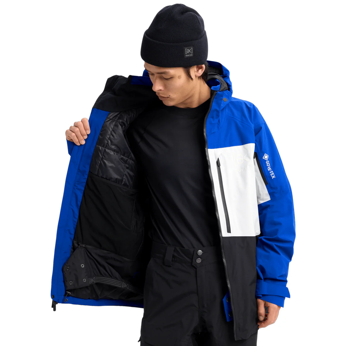 Burton Men's [ak] Swash Gore-tex Jacket 2026 Jake Blue/Gray Cloud/True Black - Image 3