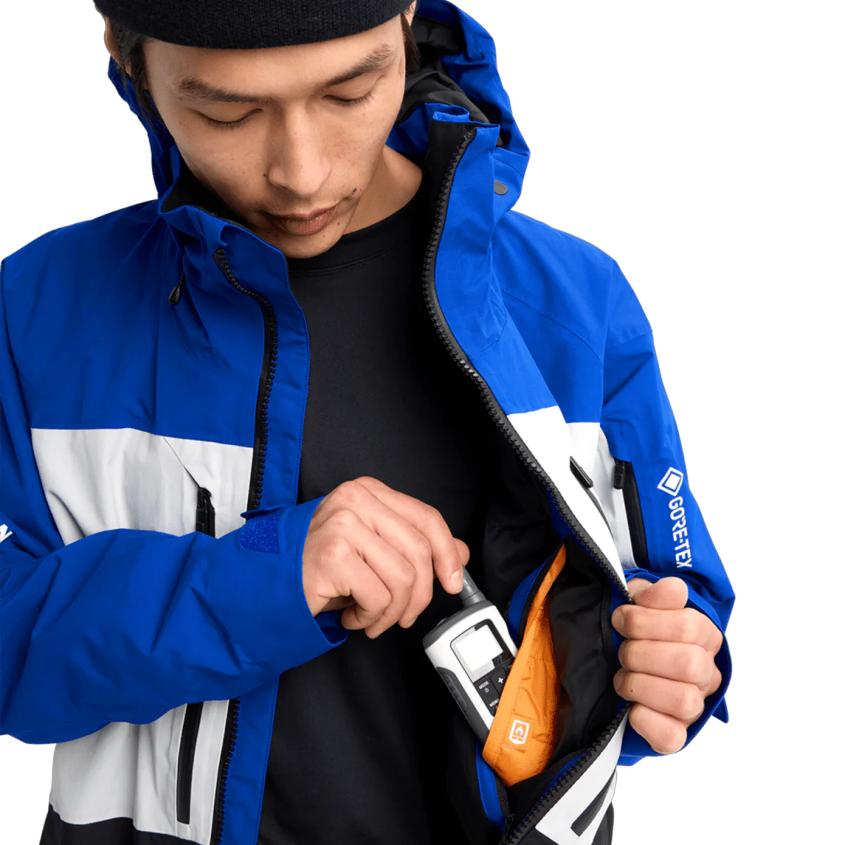 Burton Men's [ak] Swash Gore-tex Jacket 2026 Jake Blue/Gray Cloud/True Black - Image 5