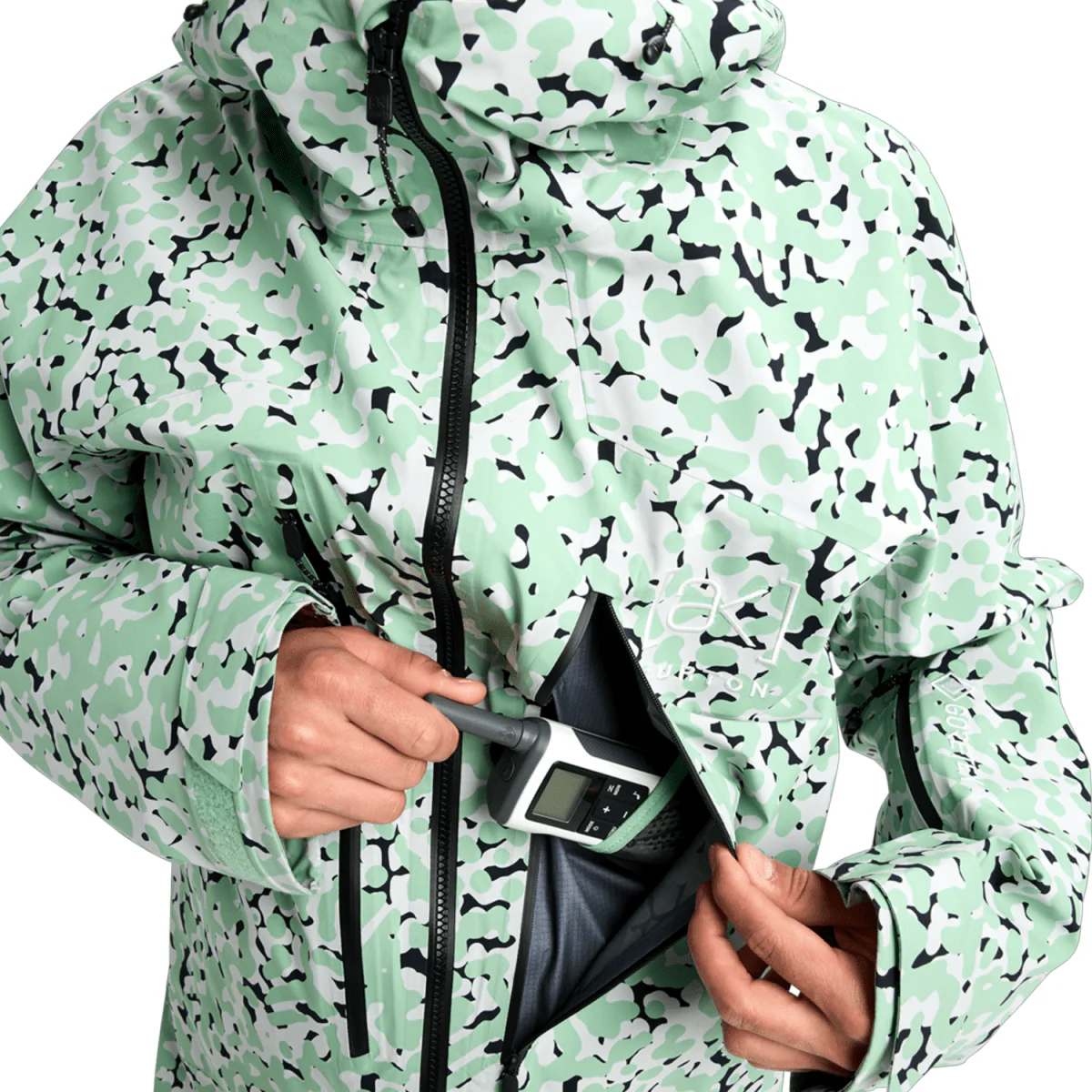 Burton Men's [ak] Tuvak Gore-Tex C-Knit 3L Jacket 2026 Sage Dot Camo - Image 4