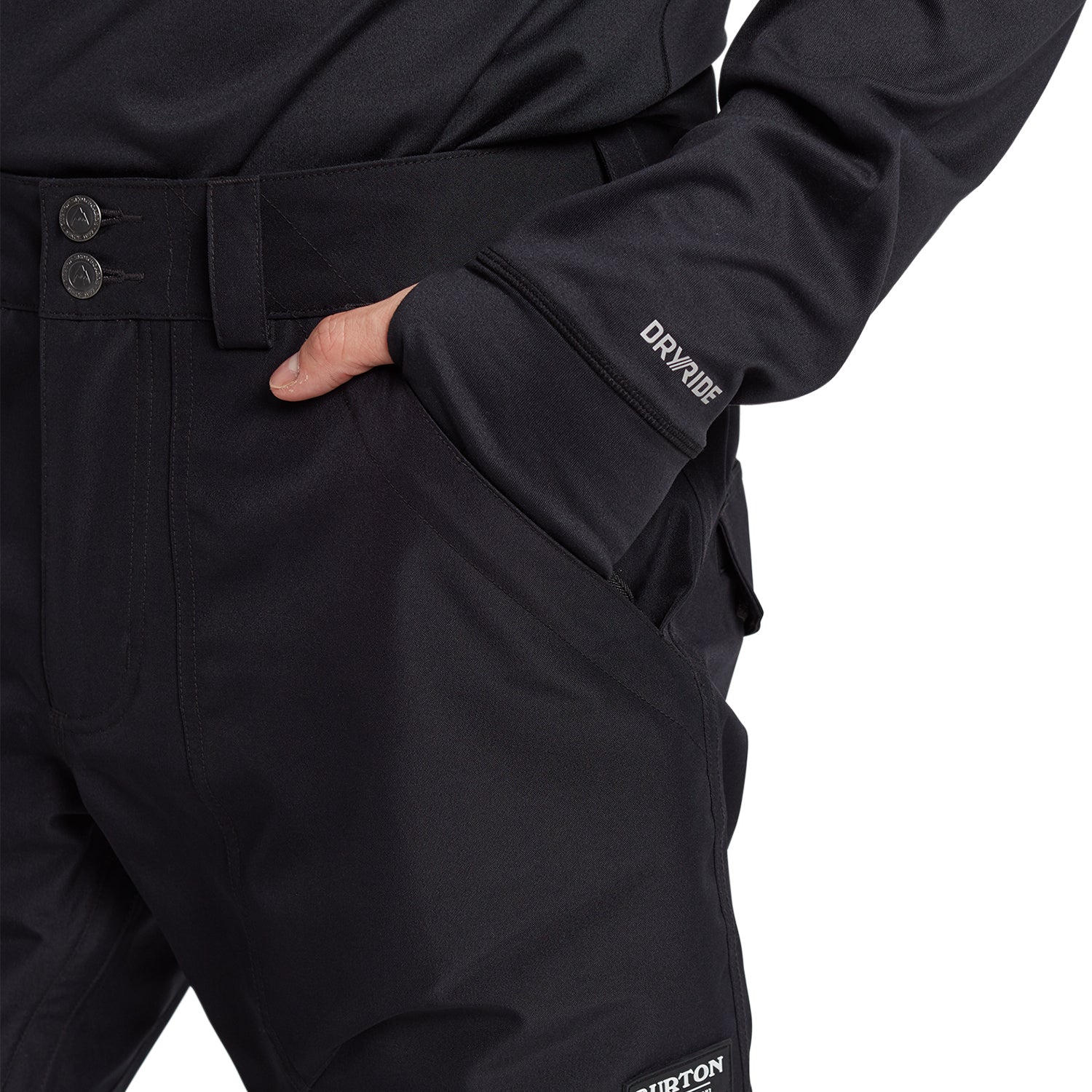 Burton Men's Ballast Gore-tex Pant (Tall) 2024 True Black - Image 3