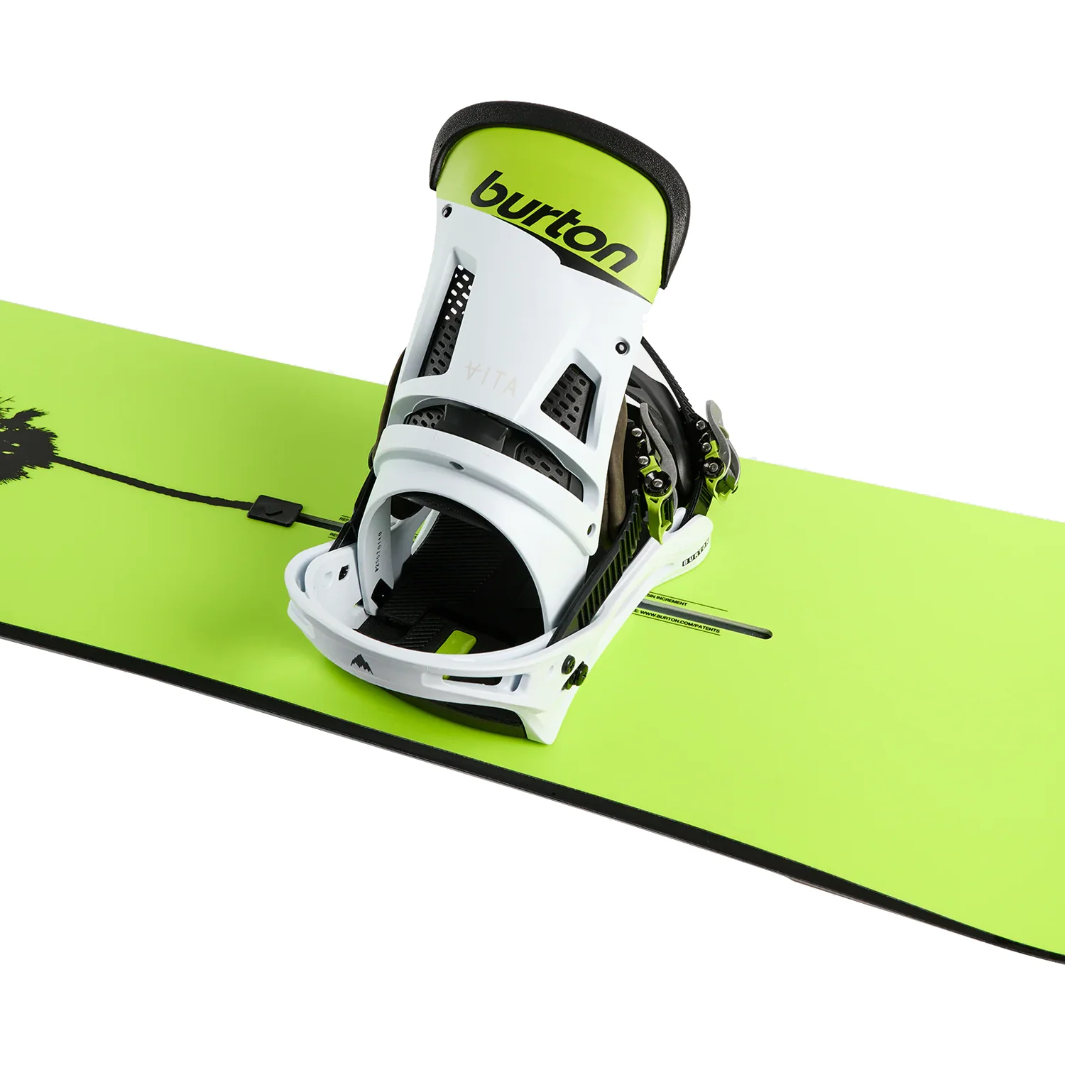 Burton Men's Malavita Snowboard Bindings 2026 Green/White/Black - Image 5