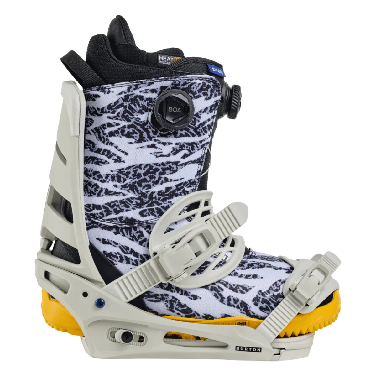 Burton Men's Mission Snowboard Bindings 2025 Gray Cloud - Image 5