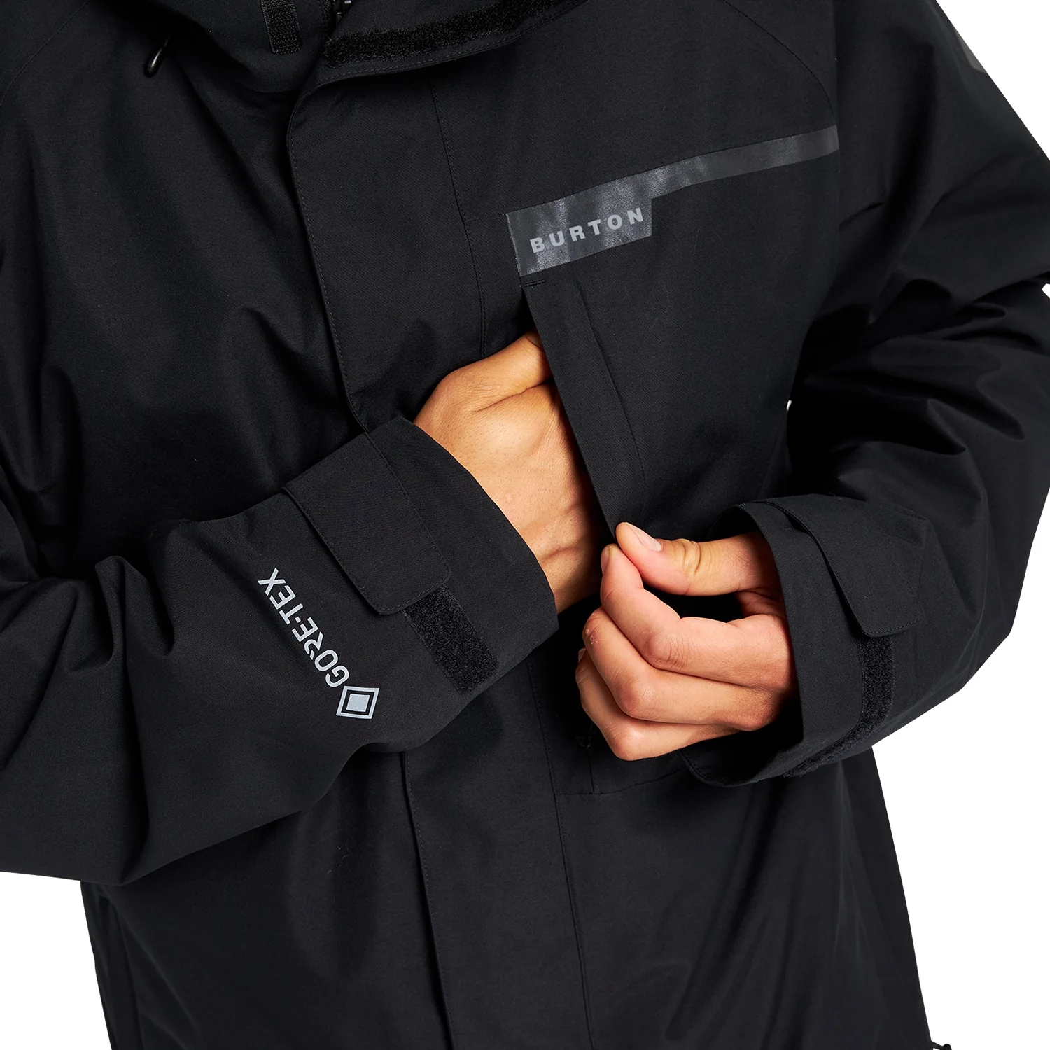 Burton Men's Powline 2L Gore‑Tex Jacket 2024 True Black - Image 5