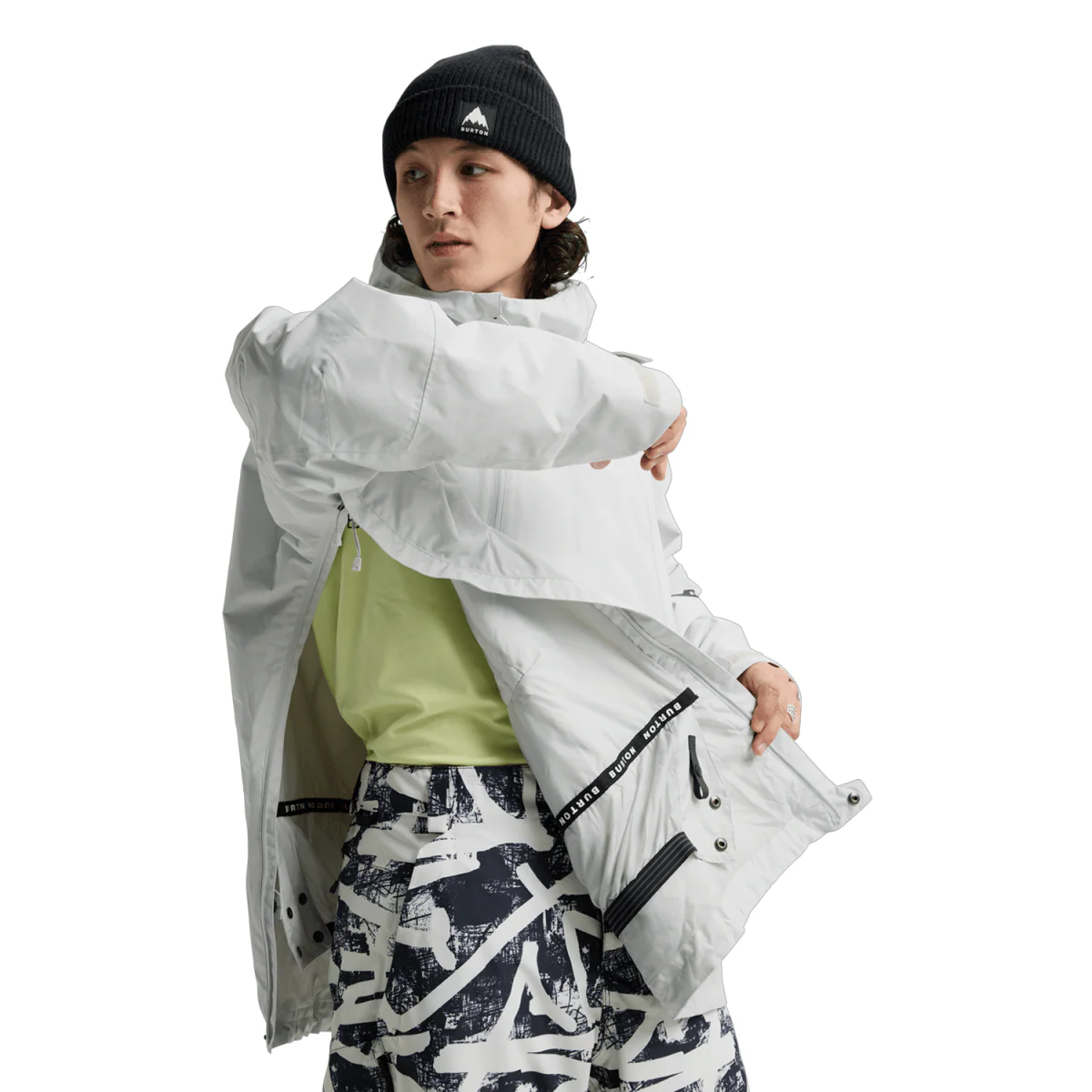Burton Men's Reserve 2L Relaxed Anorak 2026 Gray Cloud - Image 4