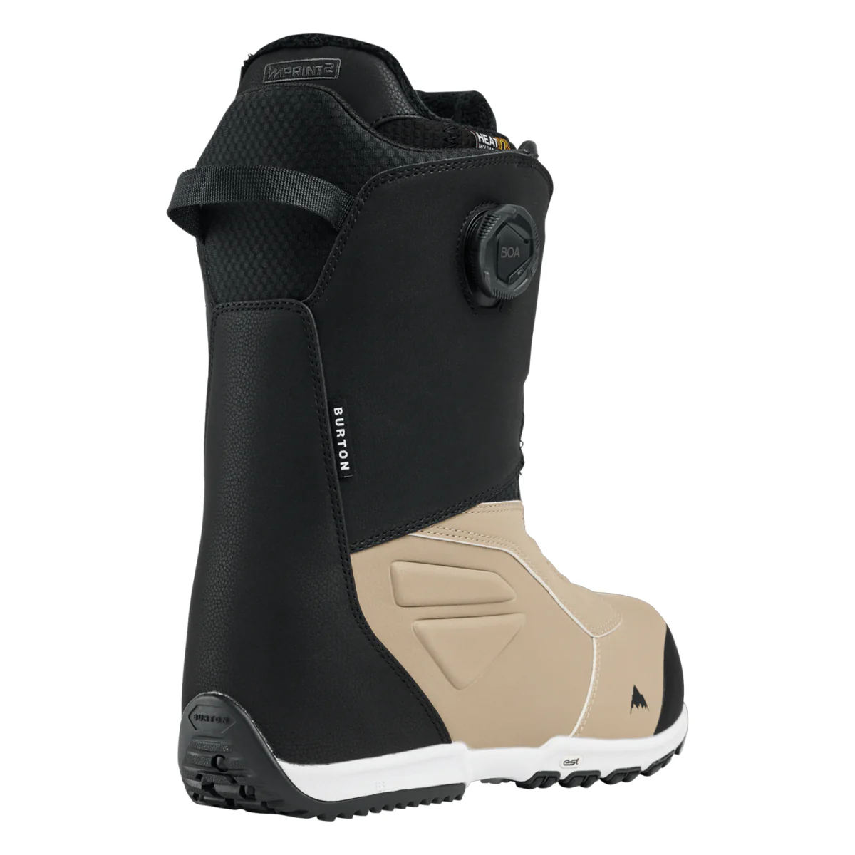 Burton Men's Ruler BOA Snowboard Boots 2026 Black/Summit Taupe - Image 5