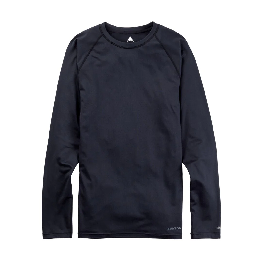 Burton Men's Midweight X Base Layer Crew 2024 True Black/Gray Heather - Image 4