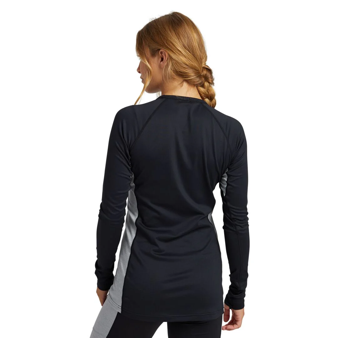 Burton Women's Midweight X Base Layer Crew 2024 True Black - Image 3