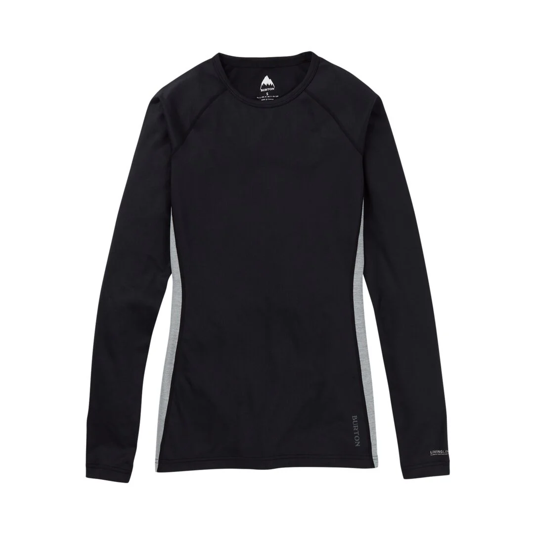 Burton Women's Midweight X Base Layer Crew 2024 True Black - Image 4