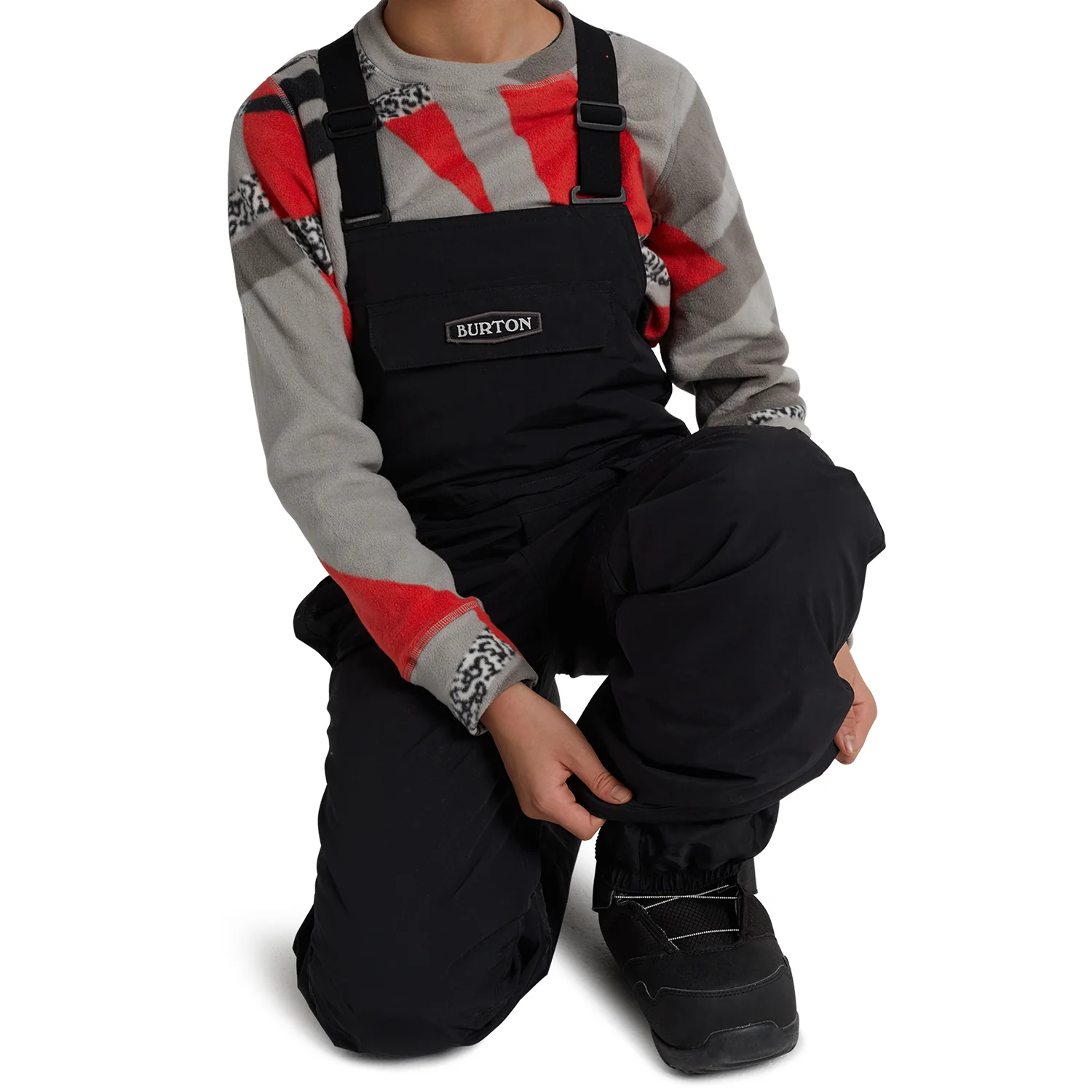 Burton Youth Skylar 2L Bib Pant 2024 True Black - Image 3