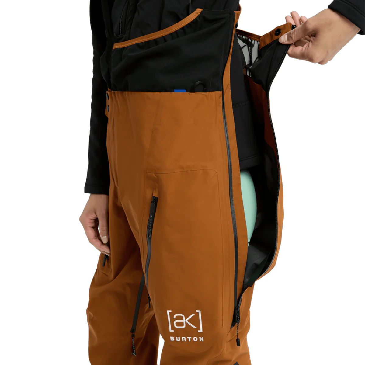 Burton Women's [ak] Acamar Gore-Tex Pro 3L Bib 2026 Chestnut Brown - Image 3