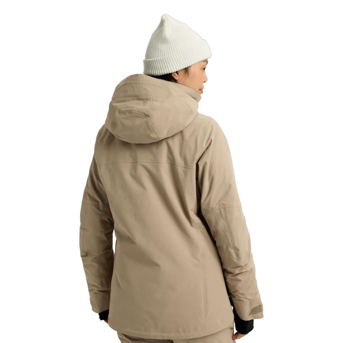 Burton Women's [ak] Embark Gore-tex  2L Jacket 2026 Summit Taupe - Image 2