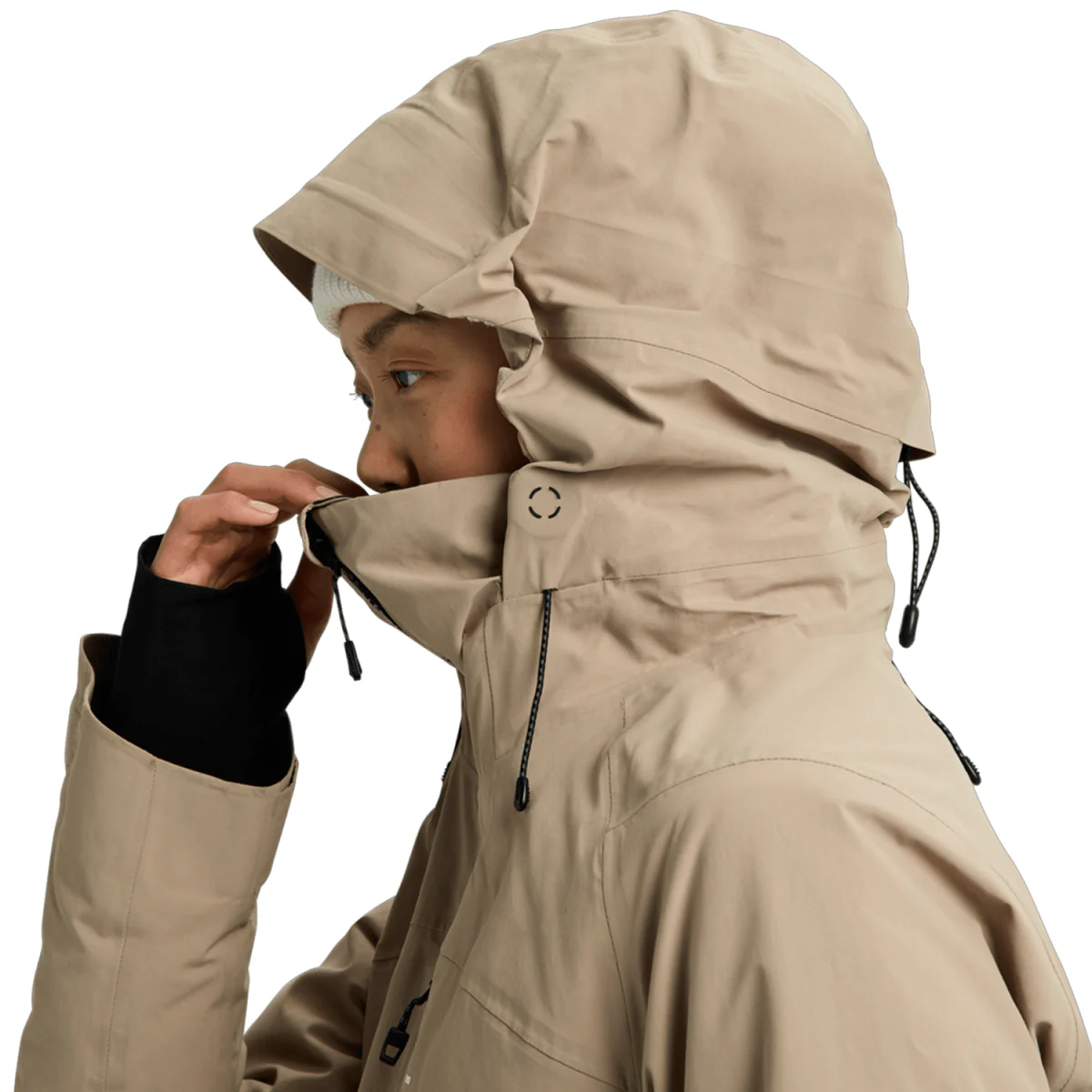 Burton Women's [ak] Embark Gore-tex  2L Jacket 2026 Summit Taupe - Image 4