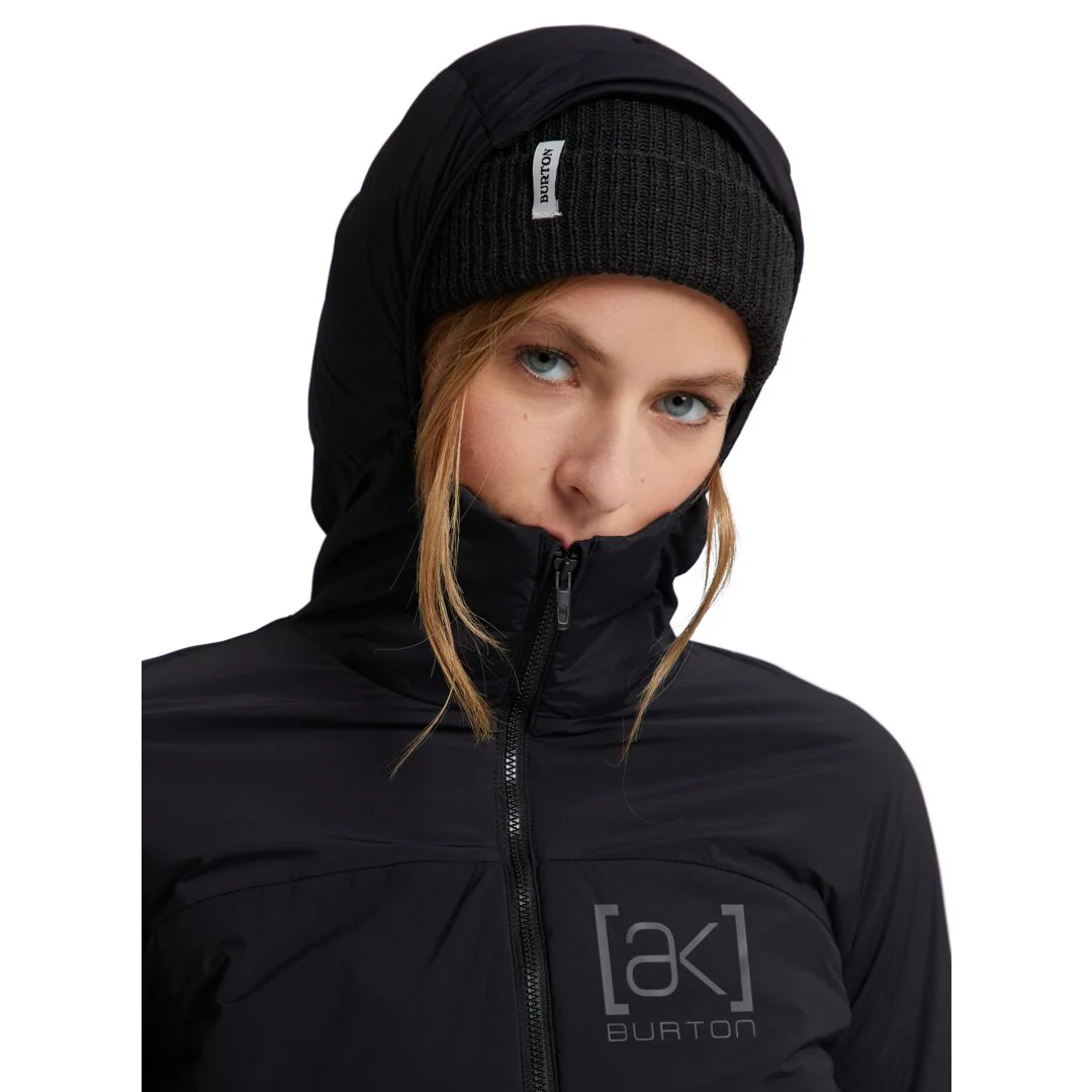 Burton Women's [ak] Helium Hooded Stretch Insulated Jacket 2024 True Black - Image 4