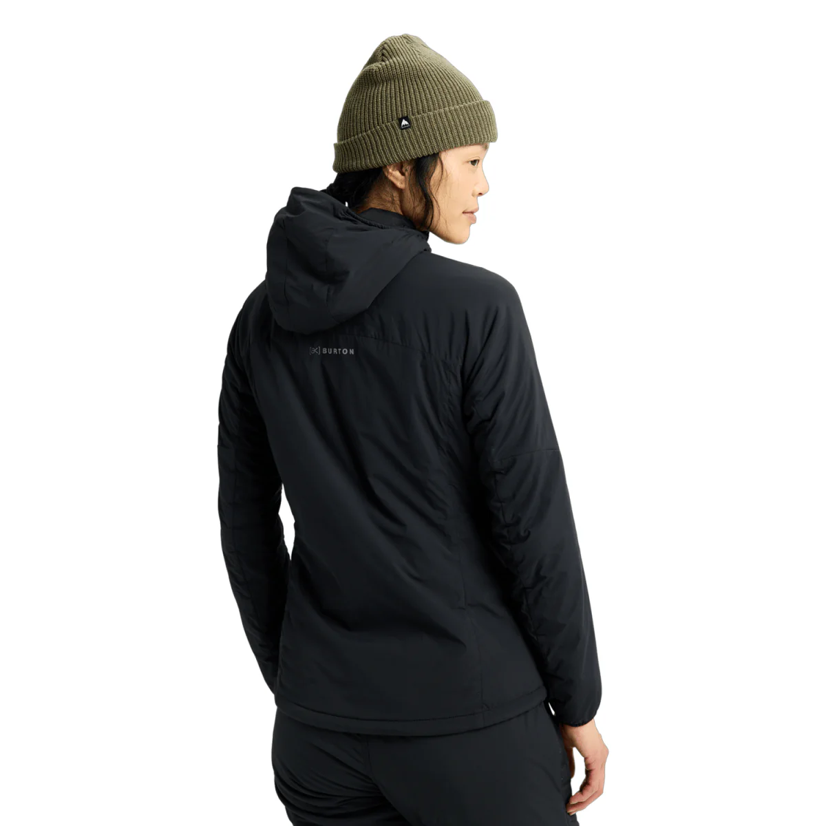Burton Women's [ak] Helium Hooded Stretch Insulated Jacket 2026 True Black - Image 2