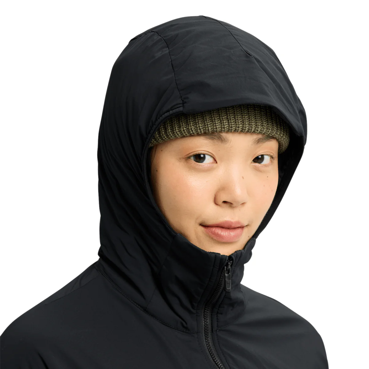 Burton Women's [ak] Helium Hooded Stretch Insulated Jacket 2026 True Black - Image 4