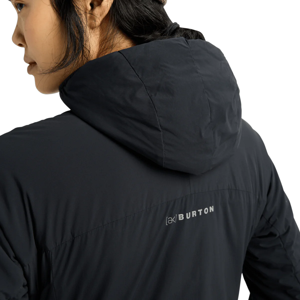 Burton Women's [ak] Helium Hooded Stretch Insulated Jacket 2026 True Black - Image 5
