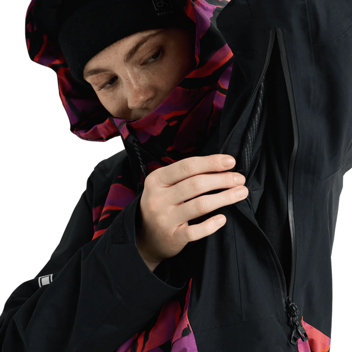 Burton Women's [ak] Kimmy Gore-Tex 2L Anorak 2026 Slash Multi/True Black - Image 5